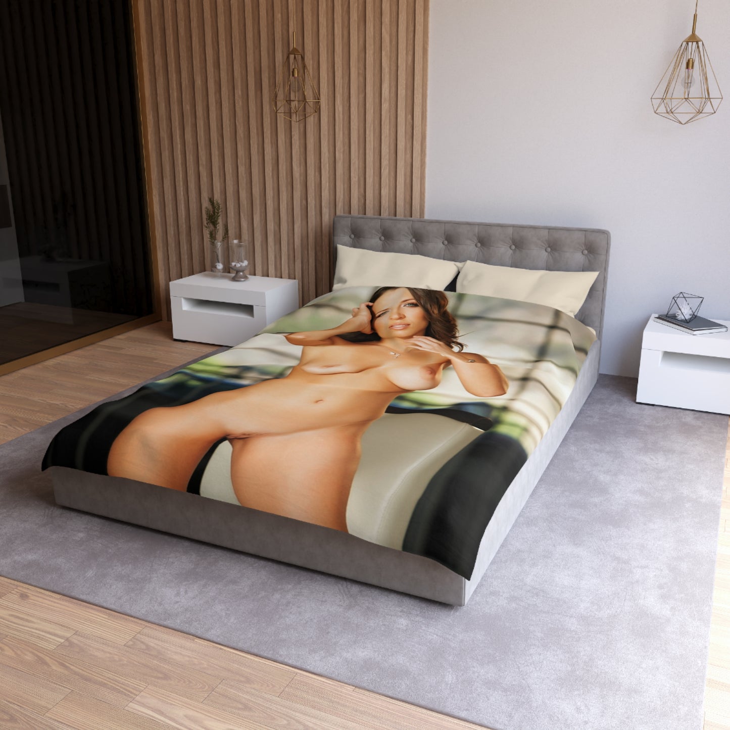 Microfiber Duvet Cover Penthouse Pet December 2012 Lily Love