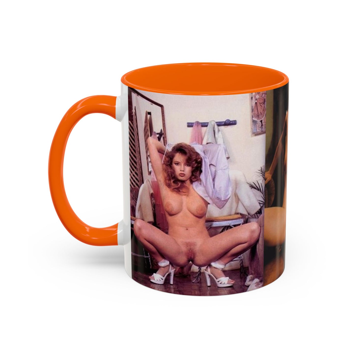 Accent Coffee Mug (11, 15oz) Traci Lords Nude Naked Retro