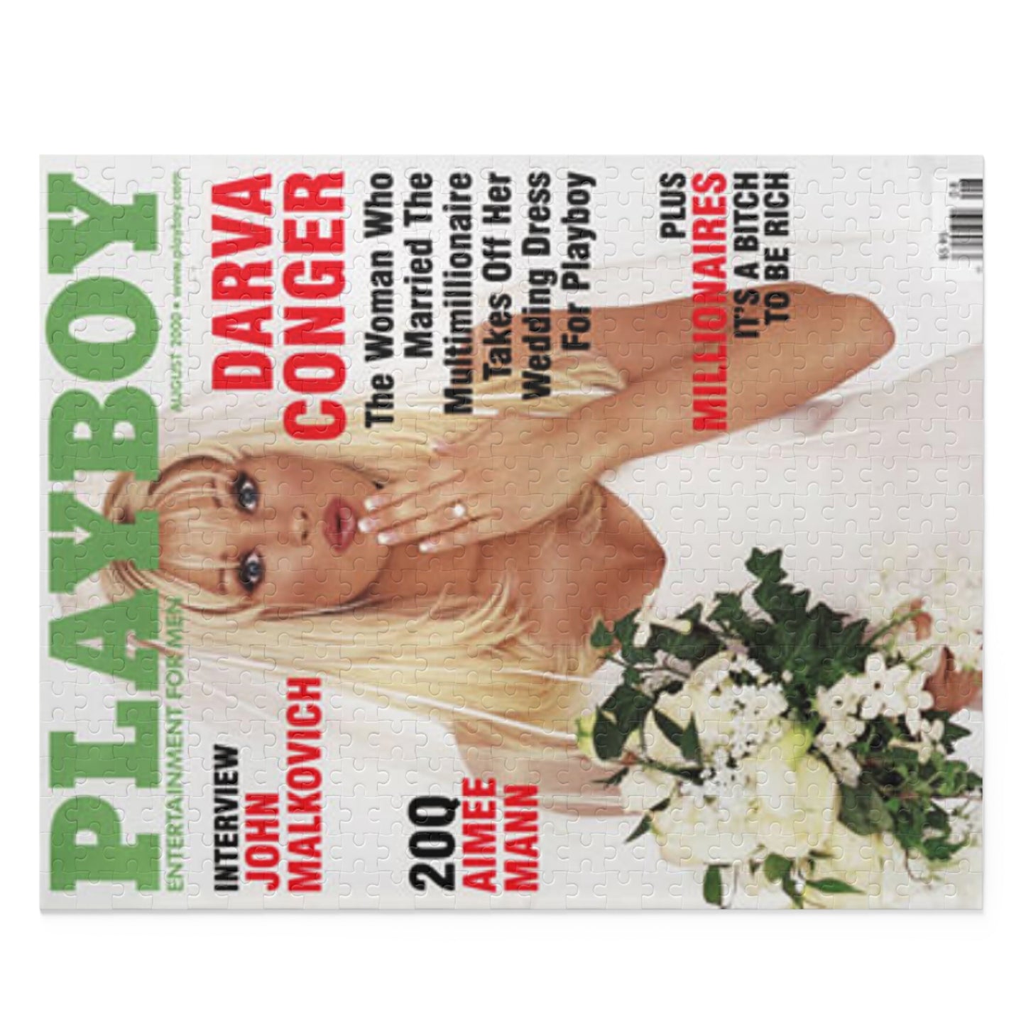 Puzzle (120, 252, 500-Piece) Playboy Cover August 2000
