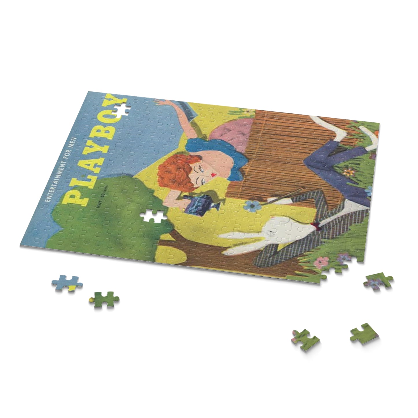 Puzzle (120, 252, 500-Piece) Playboy Cover May 1954