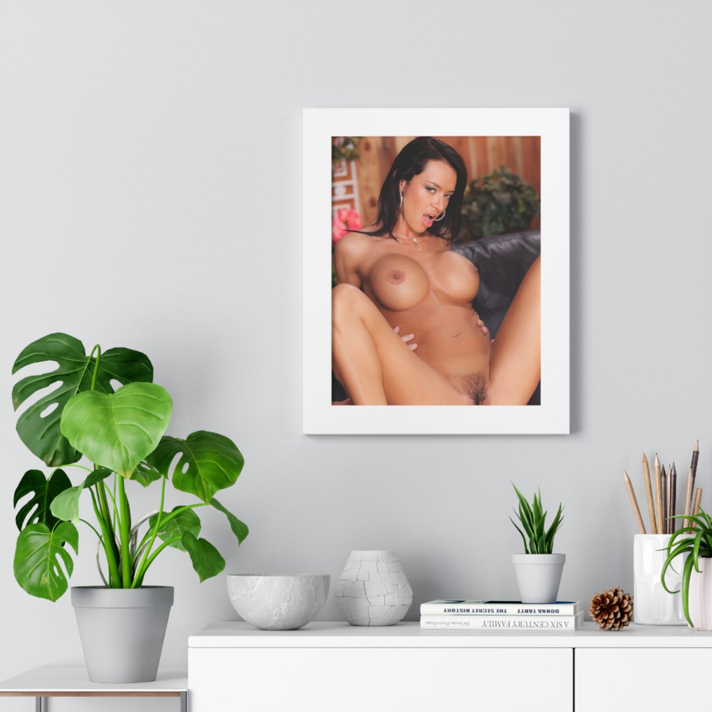 Framed Vertical Poster Penthouse Pet April 2011 Franceska Jaimes