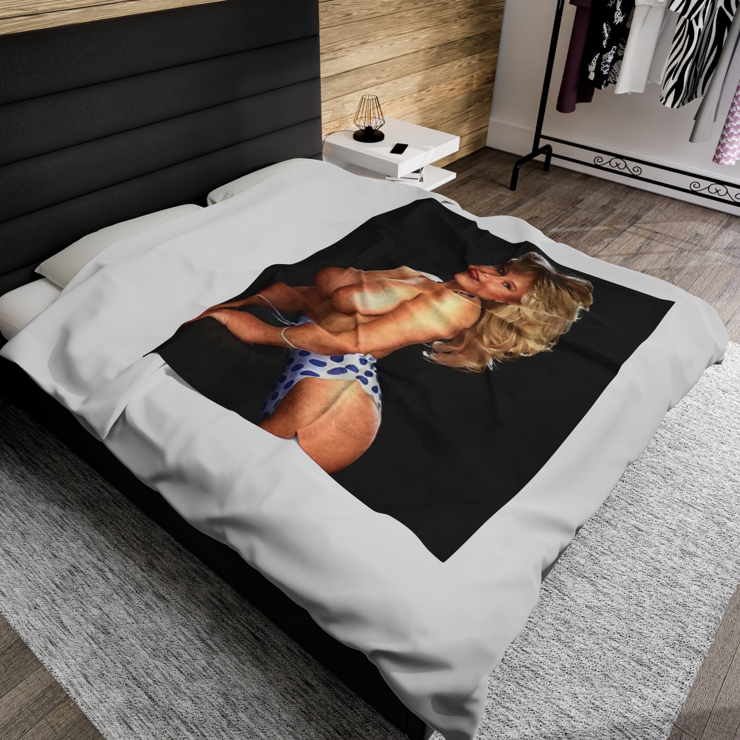 Velveteen Plush Blanket Samantha Fox Nude