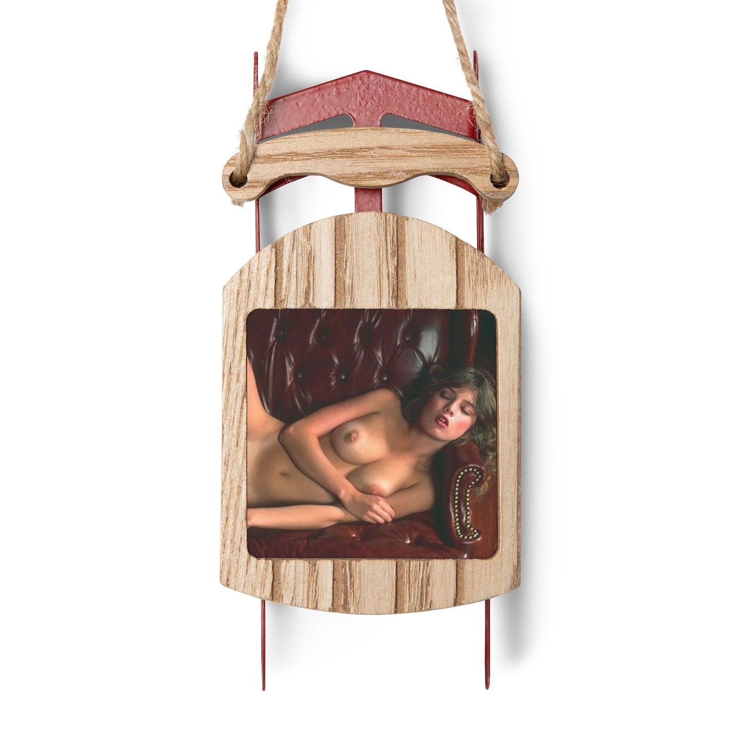 Sled Ornaments Retro Porn Star Traci Lords
