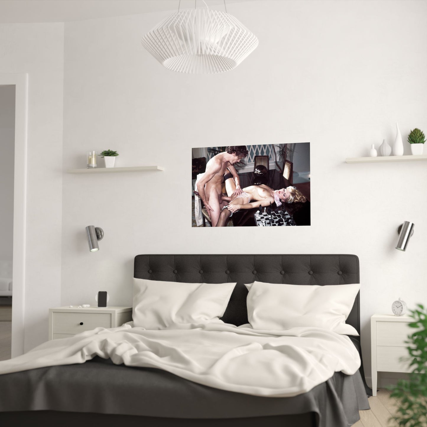 Satin Posters (210gsm) Retro Porn Scene John Holmes