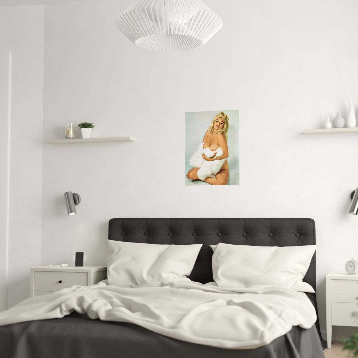 Satin Posters (210gsm) Jayne Mansfield Nude
