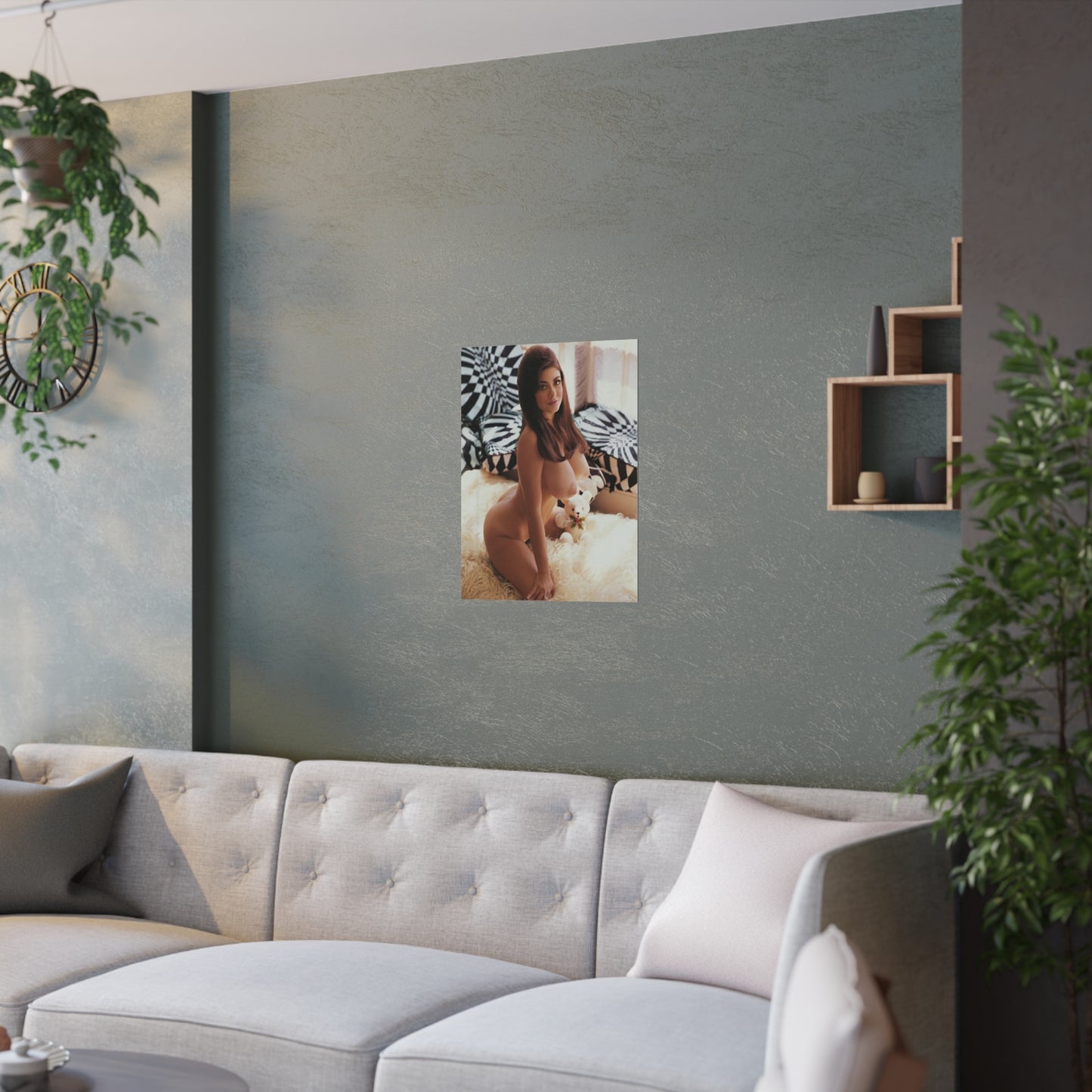 Satin Posters (210gsm) Playboy Playmate Cynthia Myers Nude