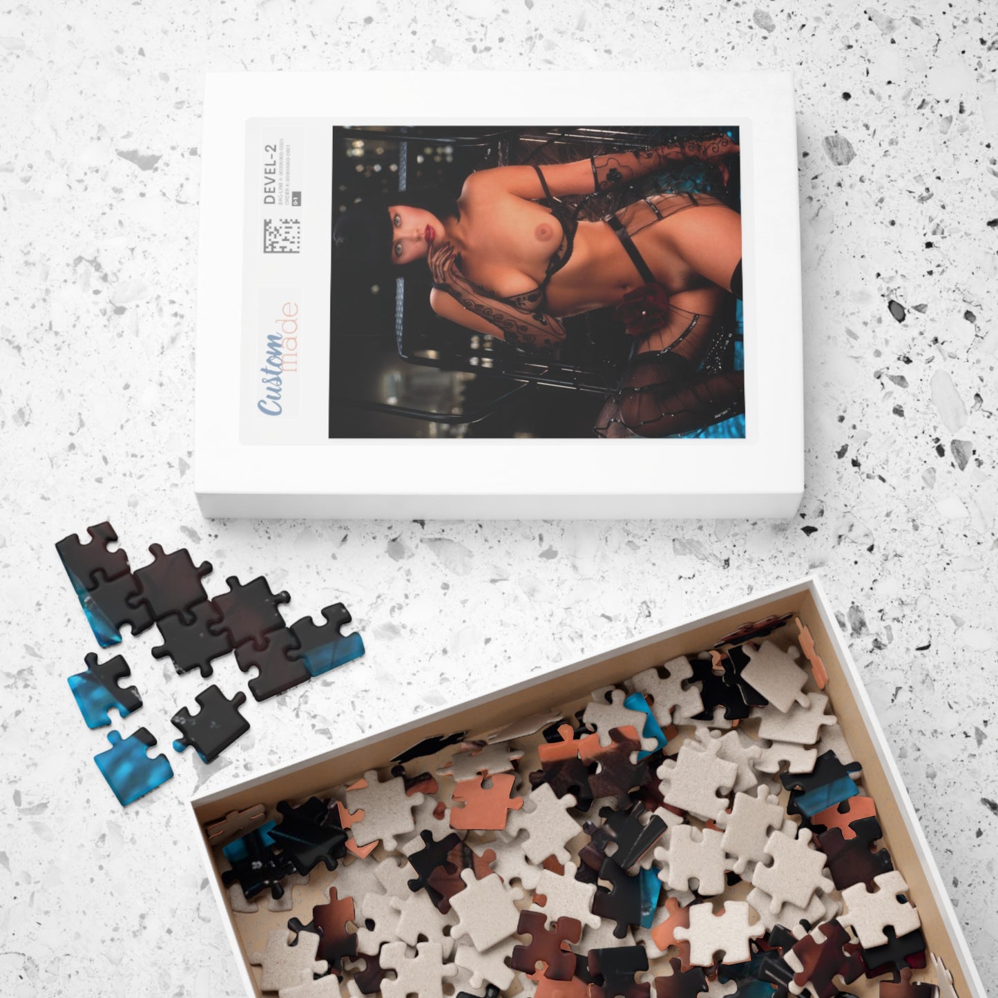 Puzzle (110, 252, 500, 1014-piece) Playboy Playmate Dec 1988 Kata Karkkainen