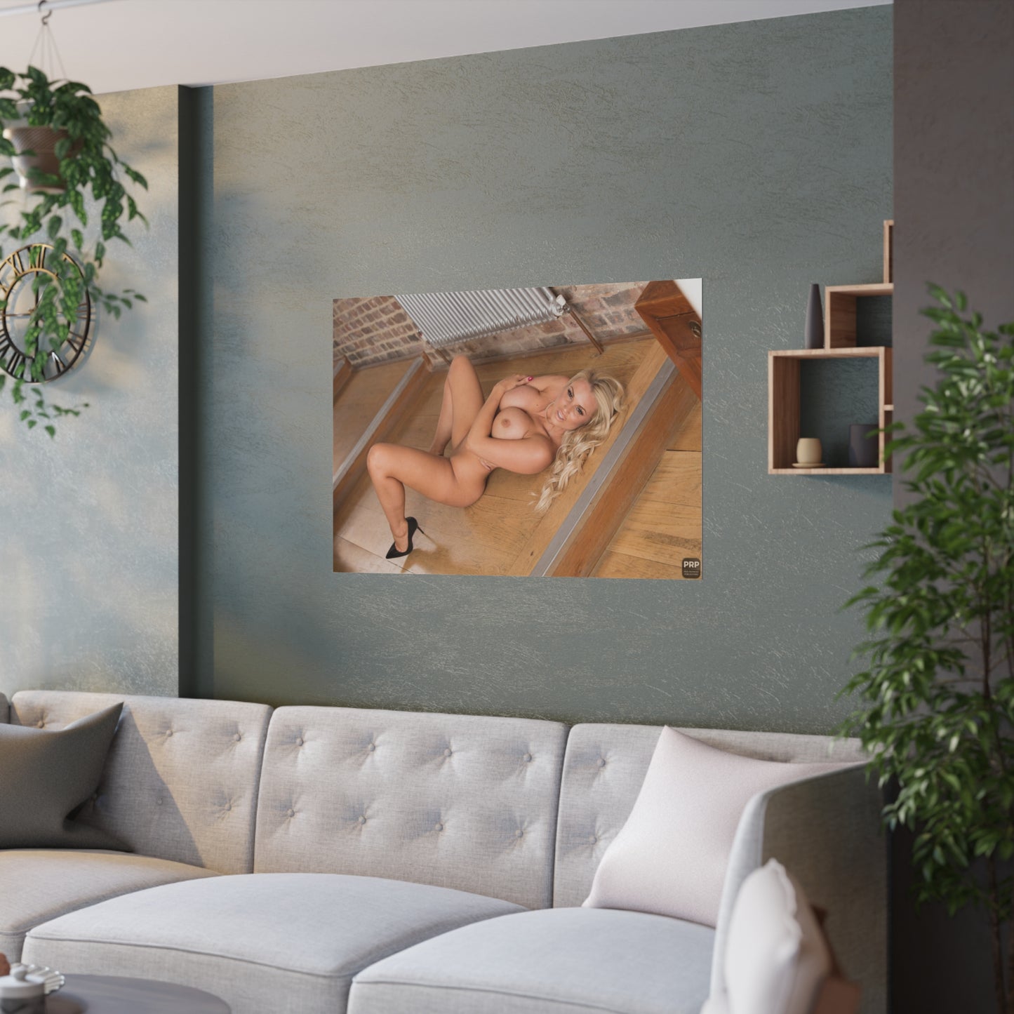 Satin Posters (210gsm) Sexy Naked Nude Pornstar