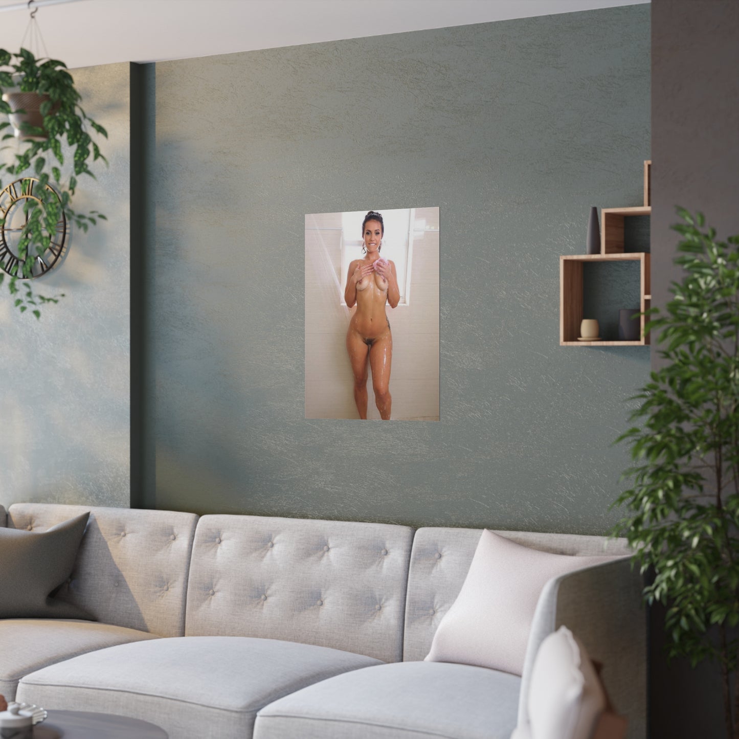 Satin Posters (210gsm) Eva Lovia Nude