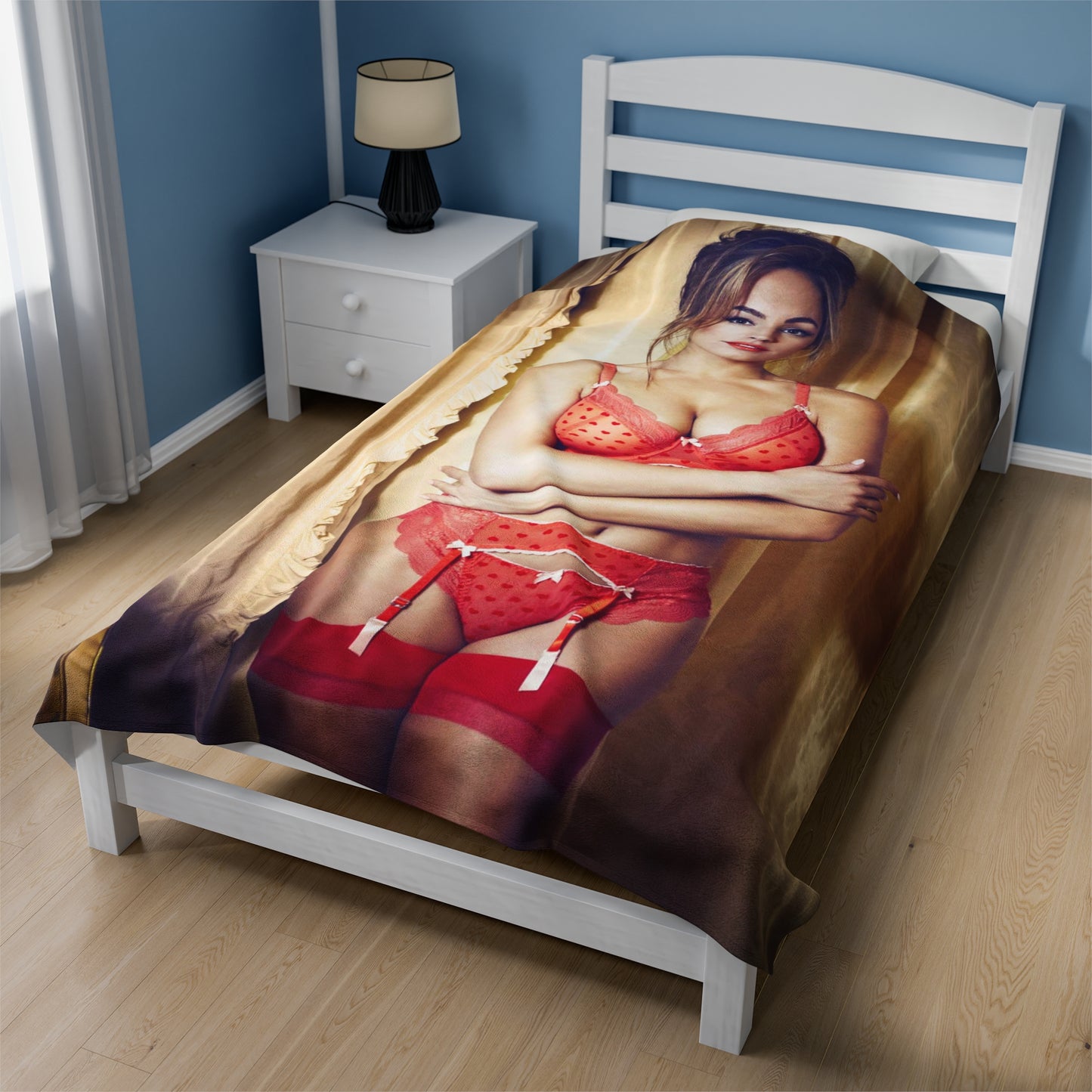 Velveteen Plush Blanket Kelly Brook Lingerie