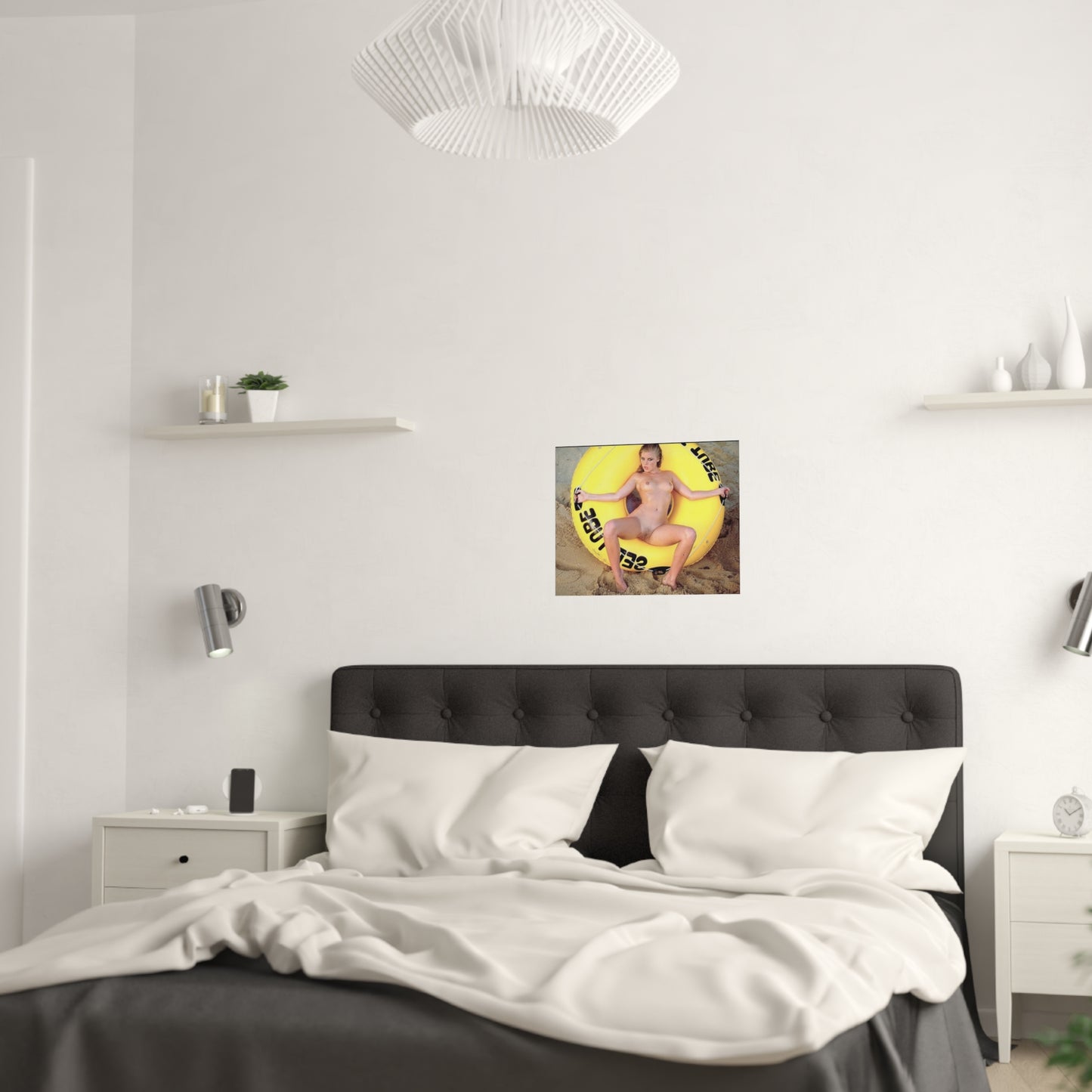 Satin Posters (210gsm) Retro Pornstar Shauna Grant Nude