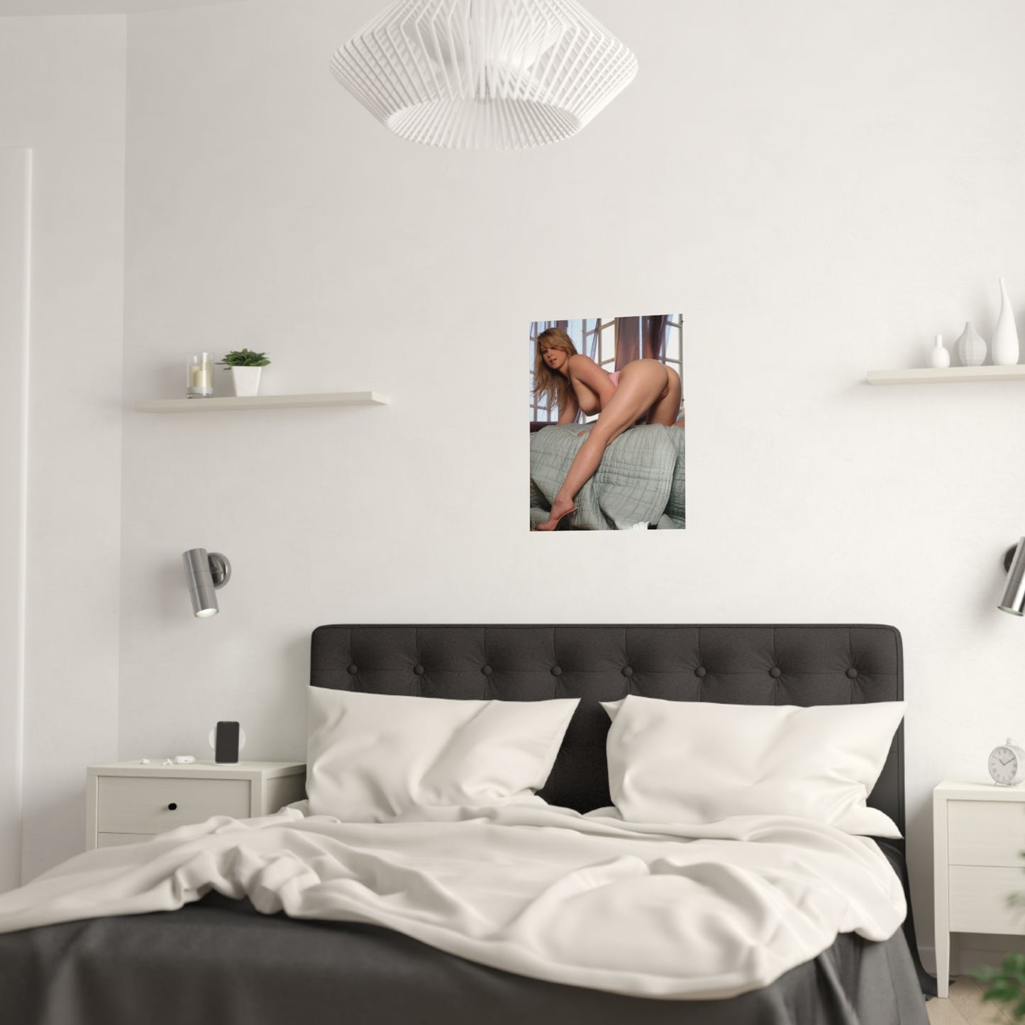 Satin Posters (210gsm) Sexy Naked Nude Pornstar