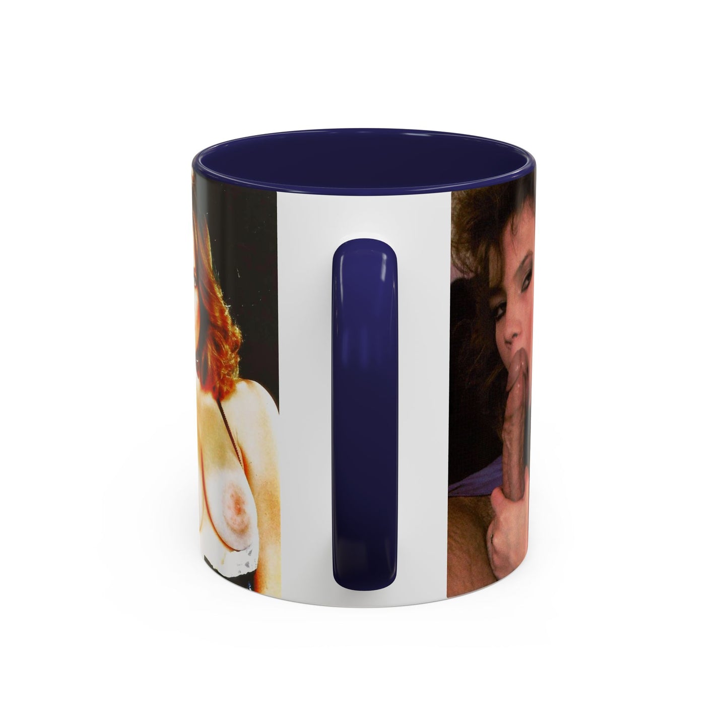 Accent Coffee Mug (11, 15oz) Retro Pornstar Traci Lords Nude