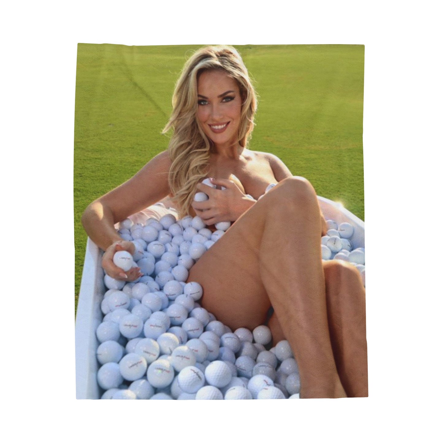 Velveteen Plush Blanket Paige Spiranac