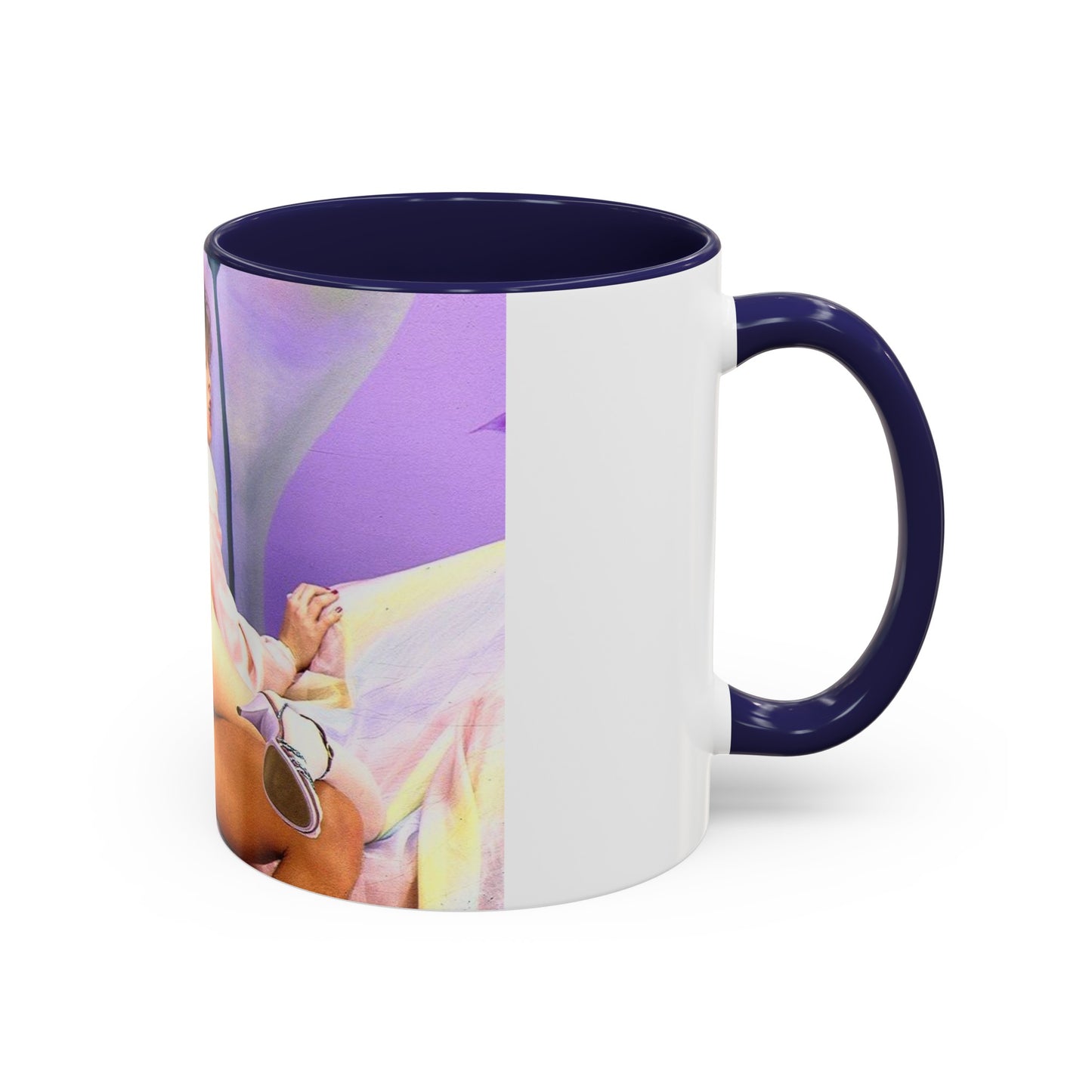 Accent Coffee Mug (11, 15oz) Traci Lords Nude Naked Retro