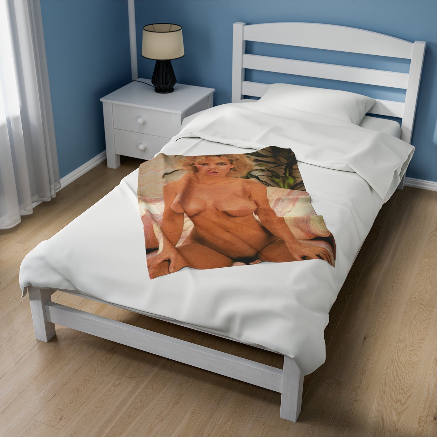 Velveteen Plush Blanket Porn Star Victoria Paris Nude
