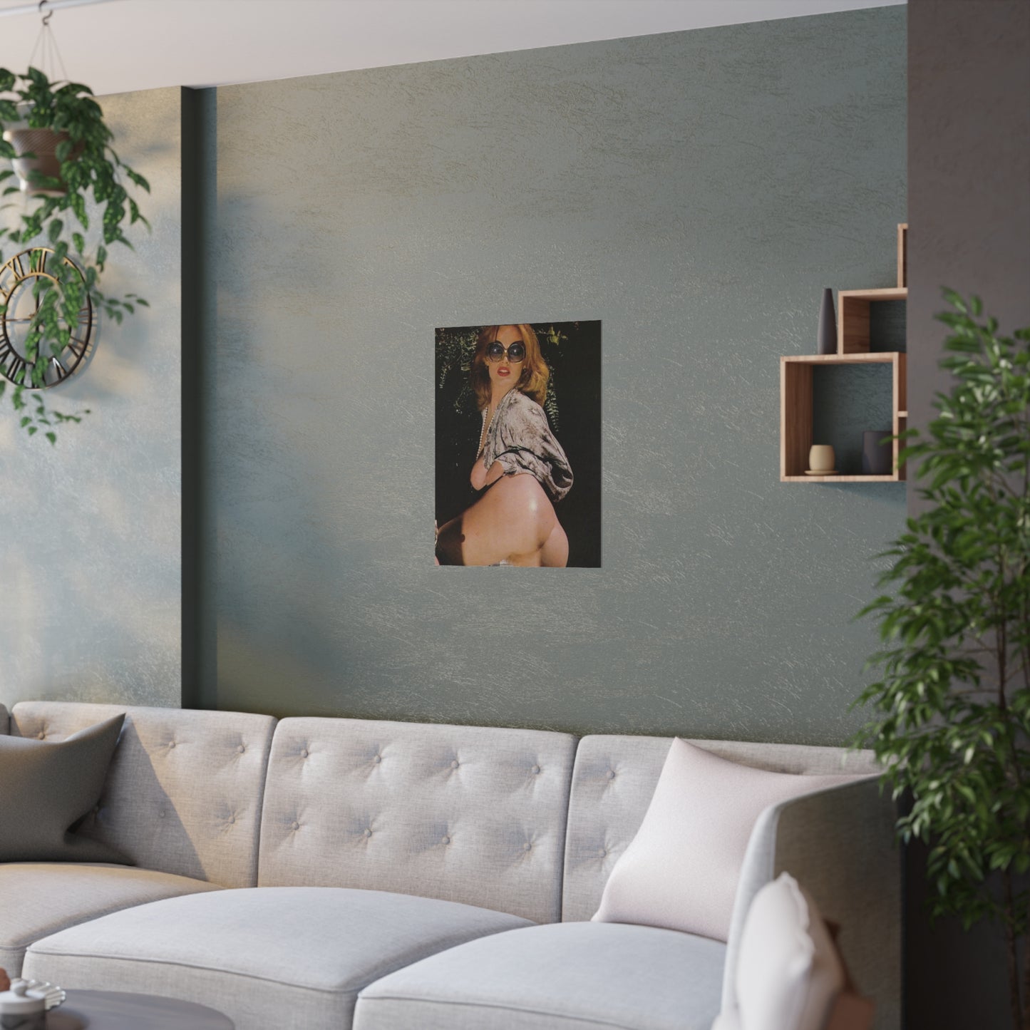 Satin Posters (210gsm) Retro Pornstar Lisa De Leeuw Nude