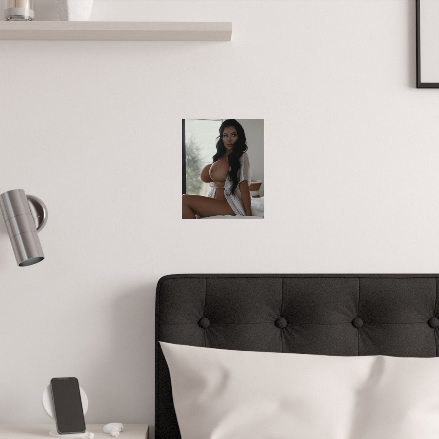 Satin Posters (210gsm) Busty Stephanie Palomares Nude