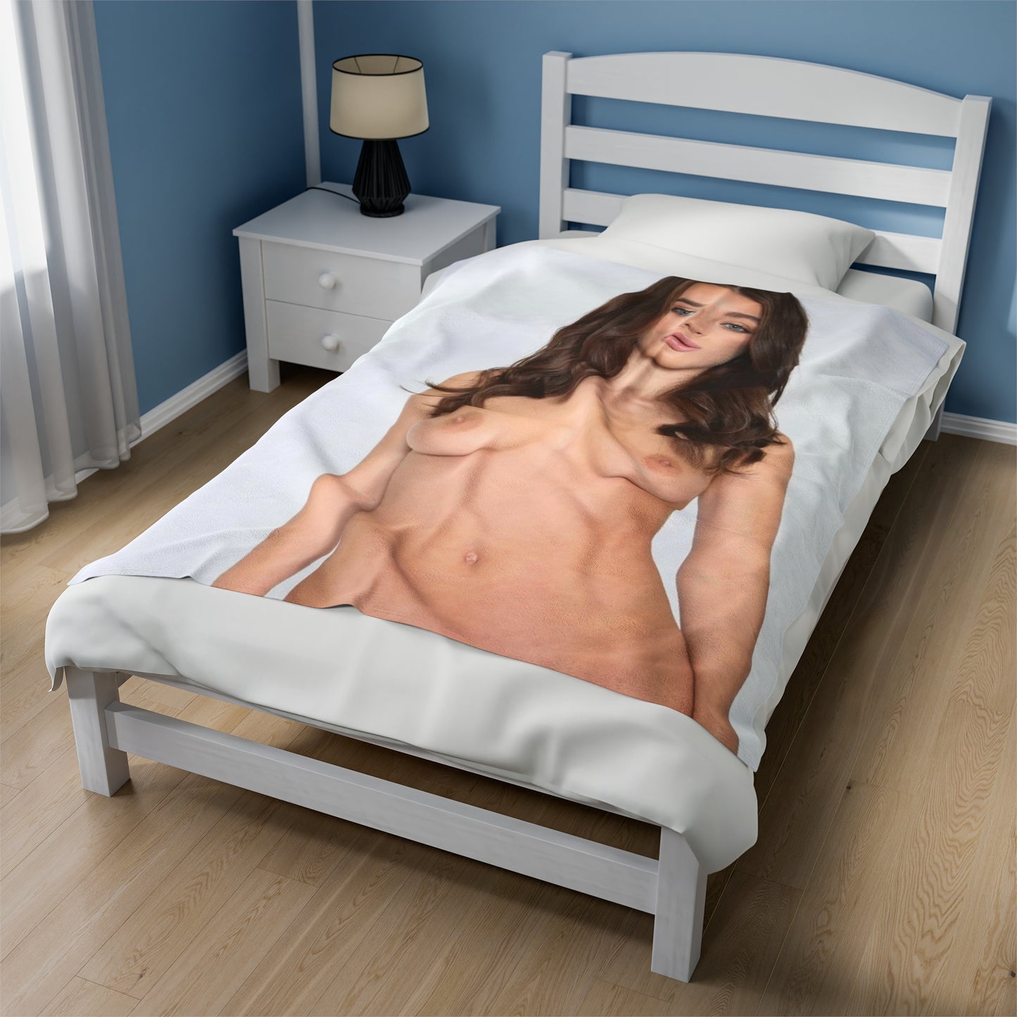 Velveteen Plush Blanket Lana Rhoades Nude