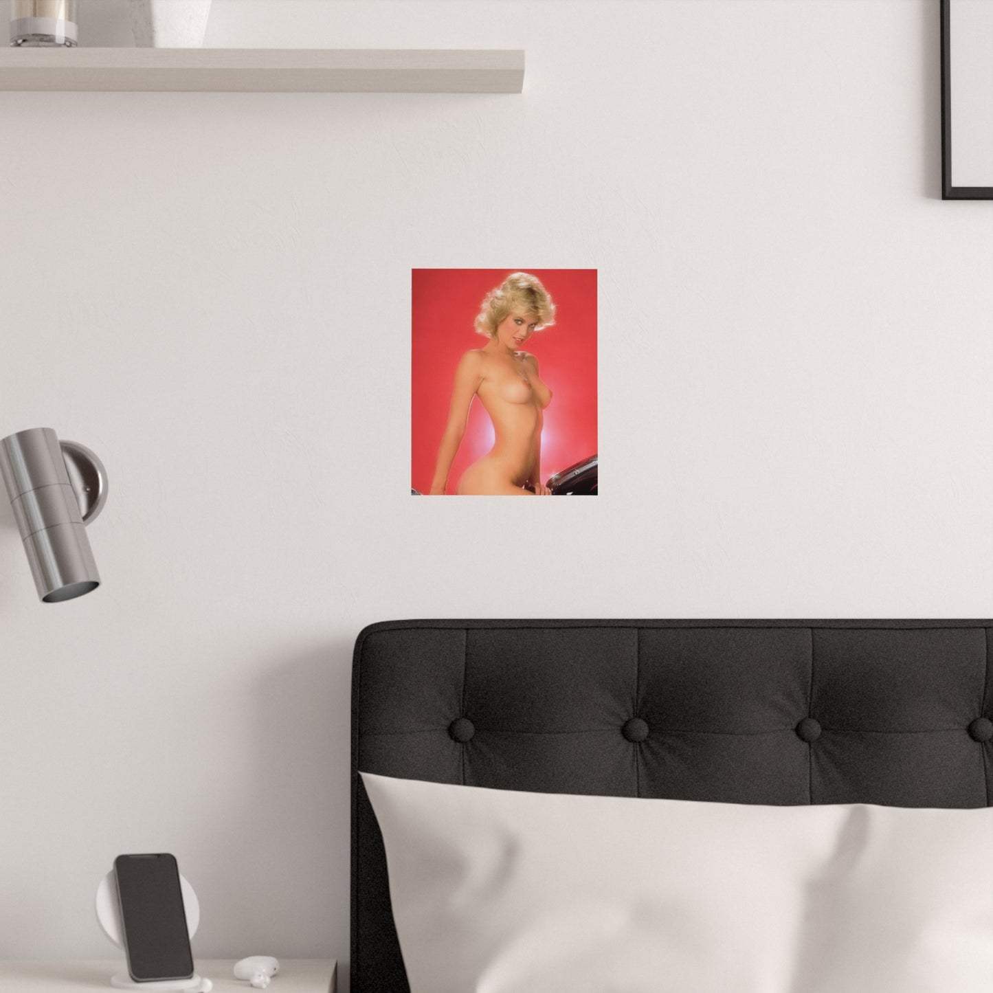Satin Posters (210gsm) Retro 1980s Porn Star Amber Lynn