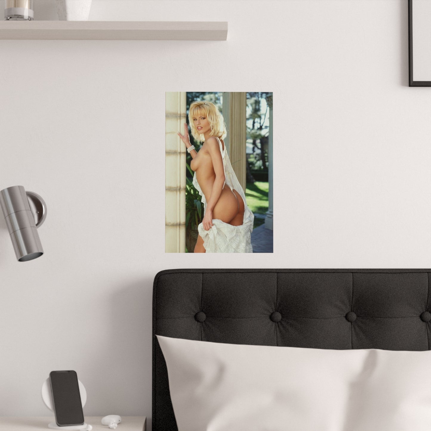 Satin Posters (210gsm) Retro Pornstar Anita Blond