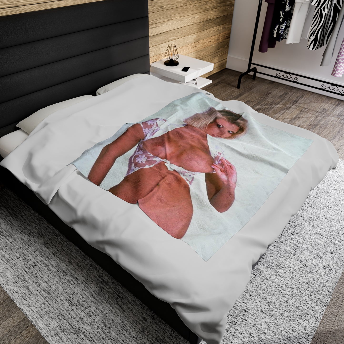 Velveteen Plush Blanket Pornstar Jenna Jameson Nude