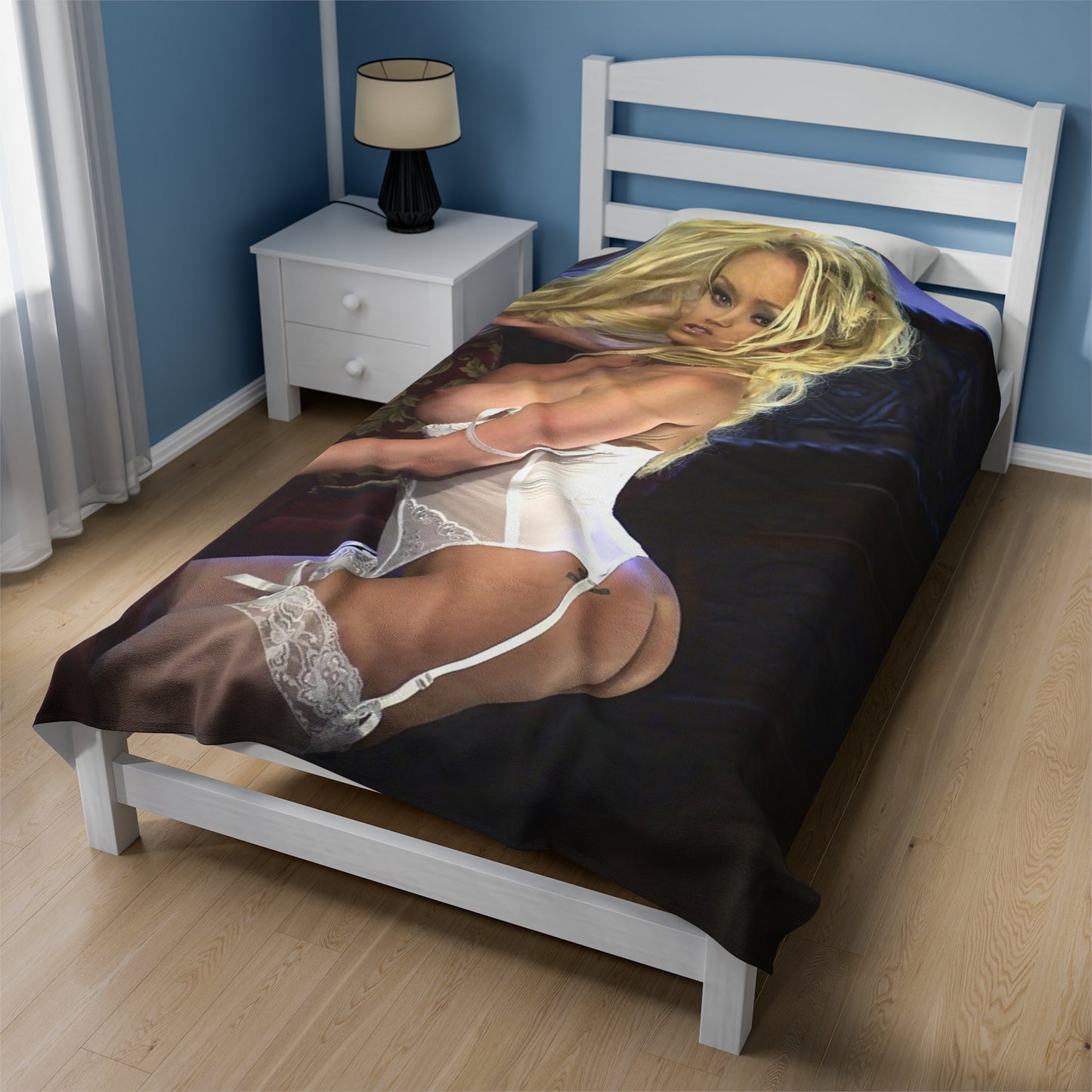Velveteen Plush Blanket Pornstar Jenna Jameson Nude