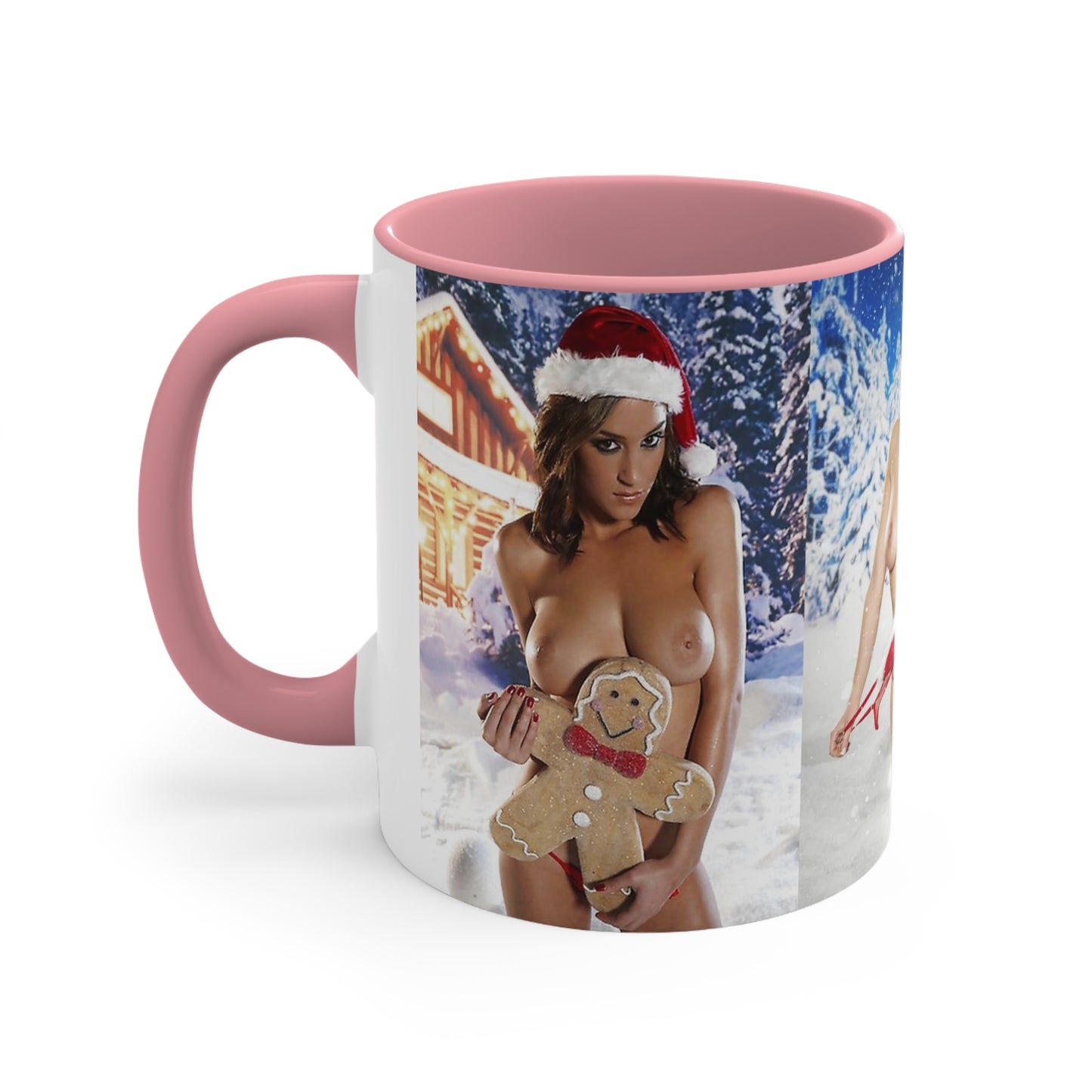 Accent Coffee Mug, 11oz Nude Christmas Pornstars