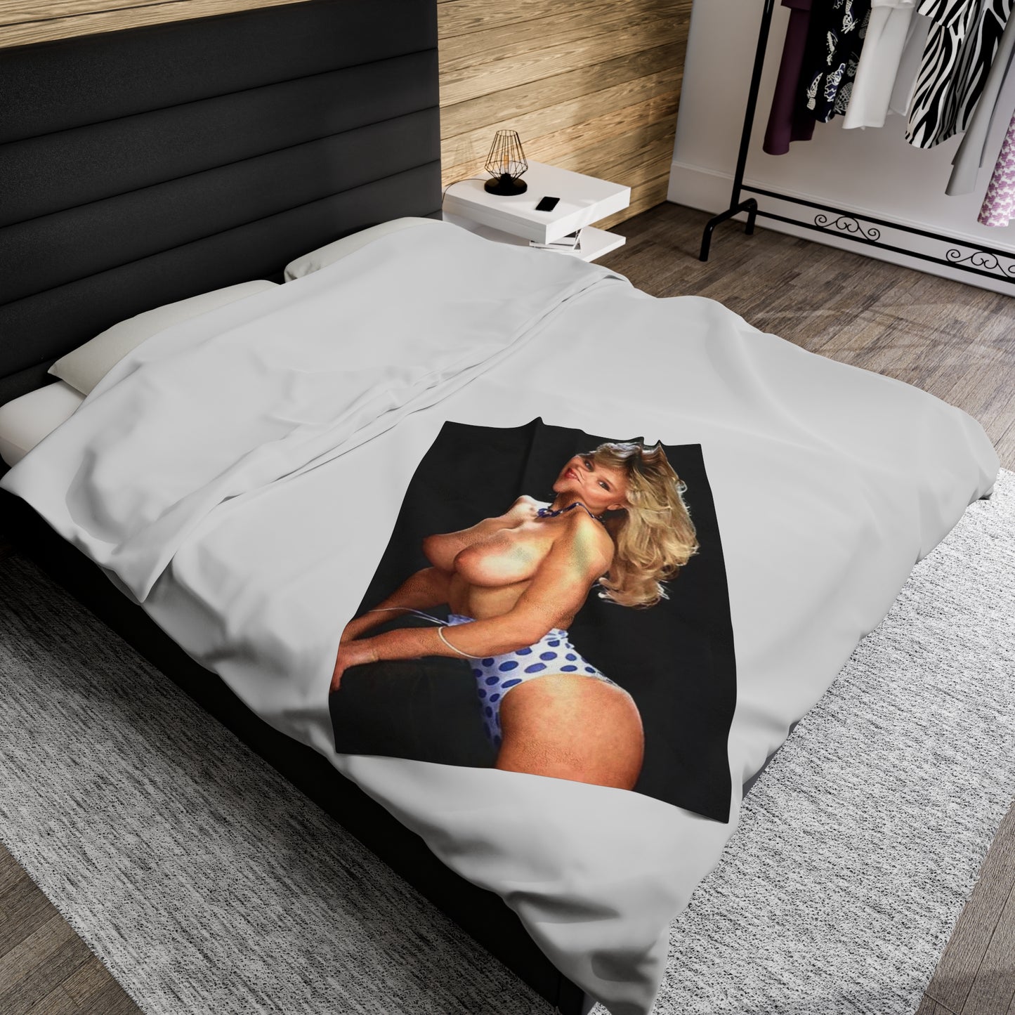 Velveteen Plush Blanket Samantha Fox Nude