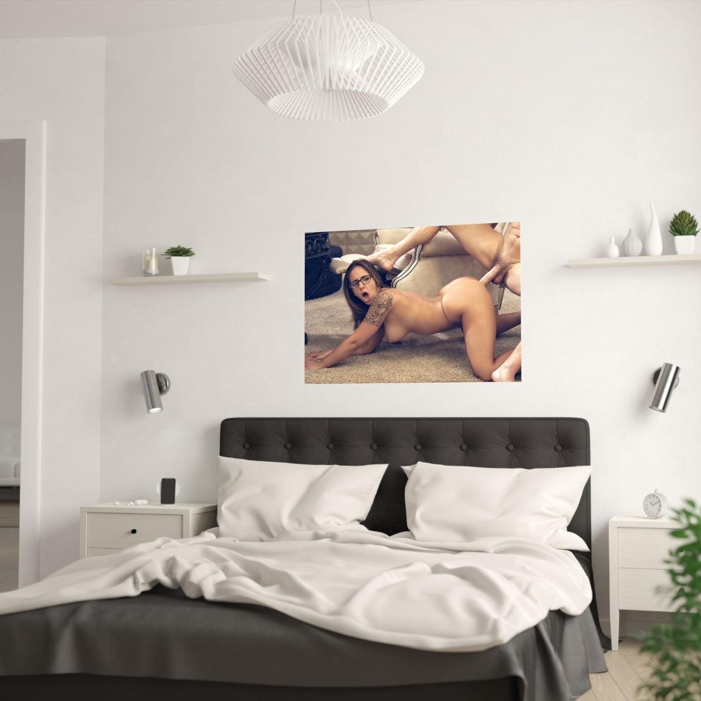 Satin Posters (210gsm) Layla London Ryan Madison Scene from Morning Joe 3