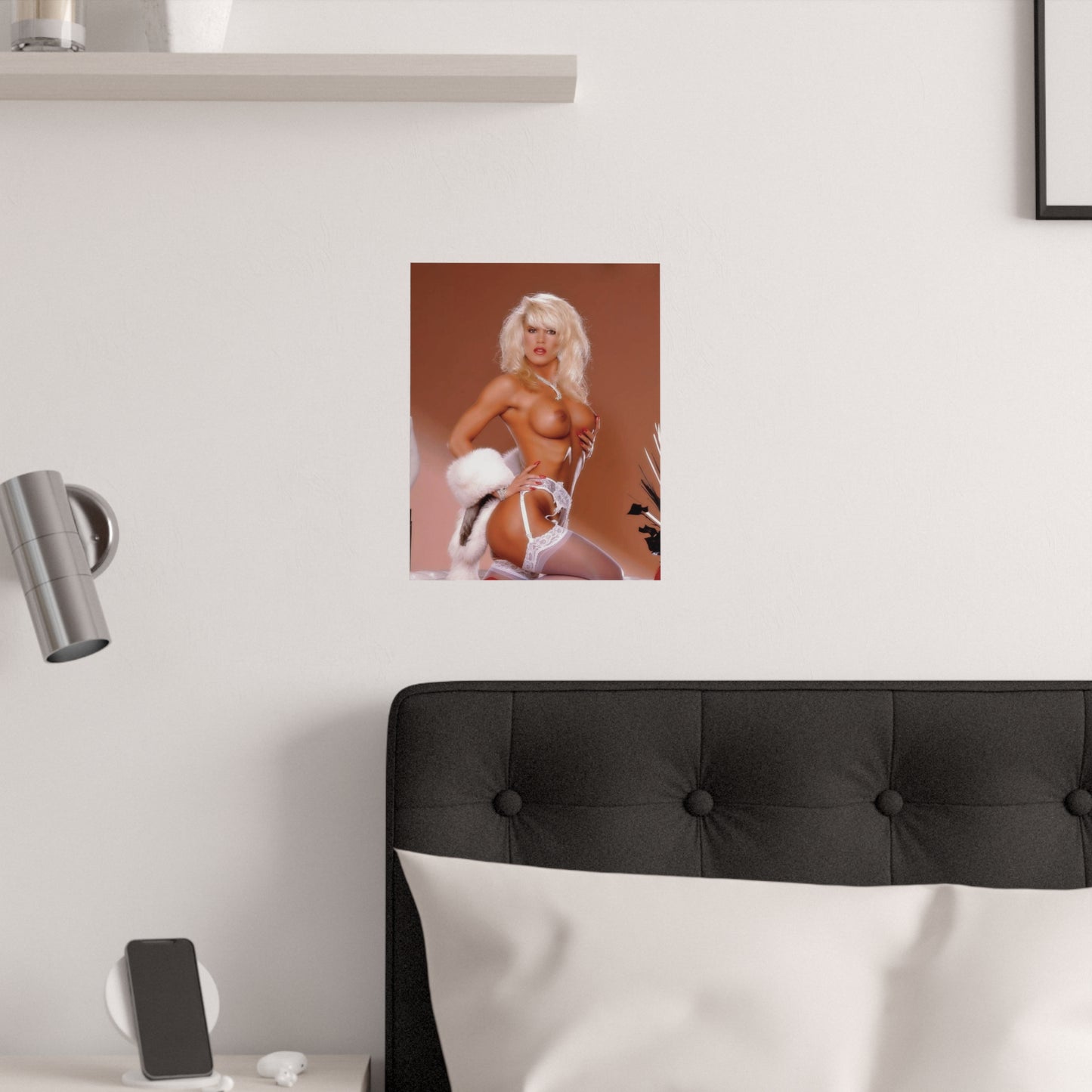 Satin Posters (210gsm) Retro 1980s Porn Star Amber Lynn