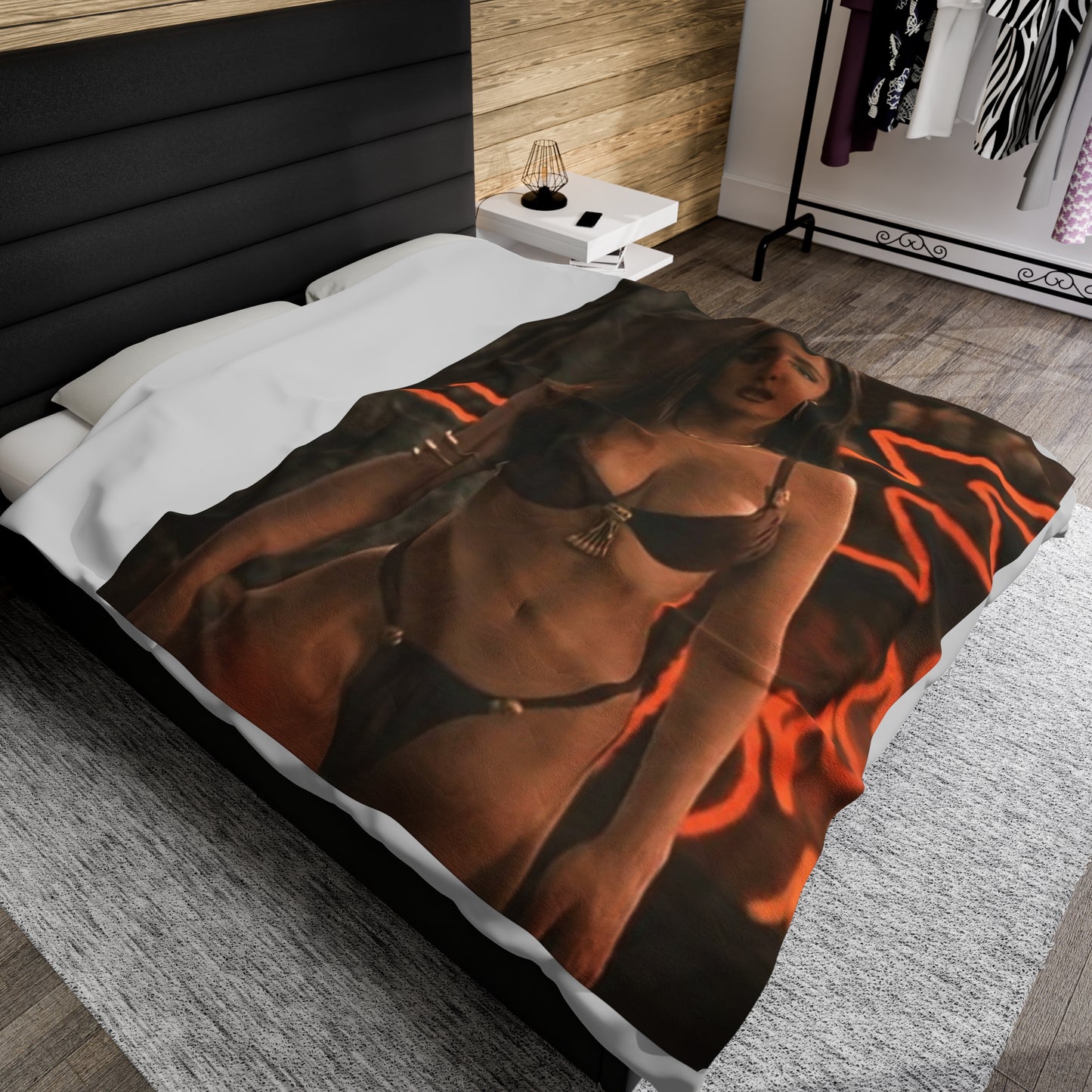 Velveteen Plush Blanket Salma Hayek Dusk til Dawn