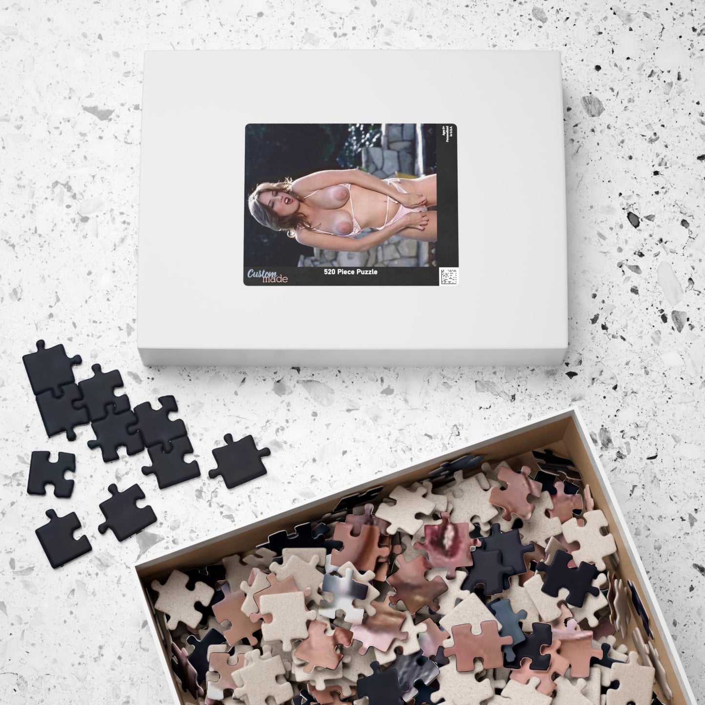Puzzle (110, 252, 520, 1014-piece) Retro 80s Adult Star Nude