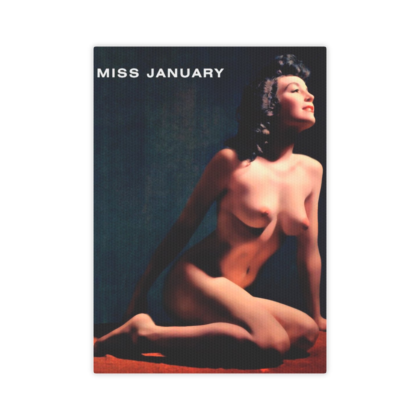 Canvas Photo Tile Playboy Playmate February 1954 Margaret Scott