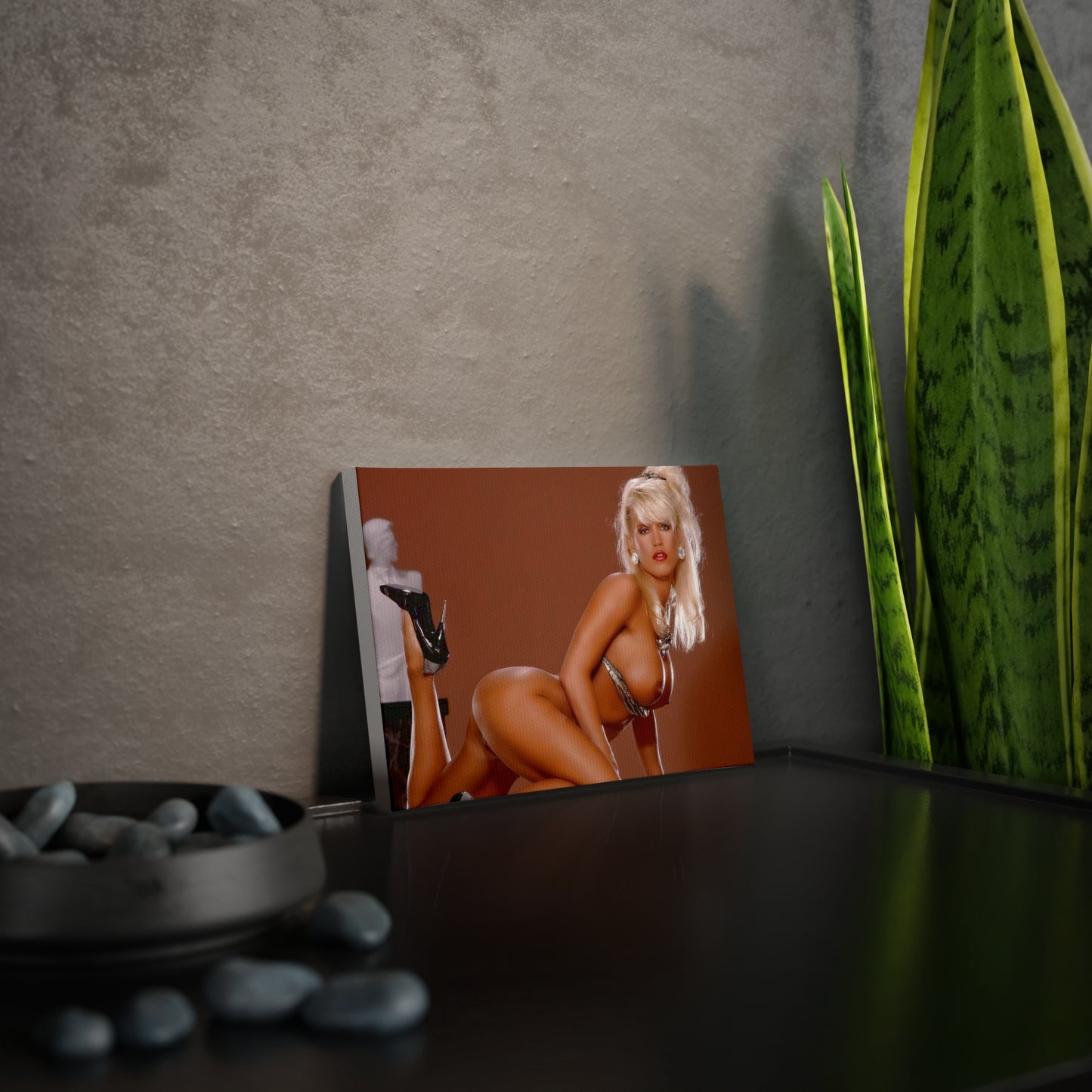 Canvas Photo Tile Retro 1980s Porn Star Amber Lynn