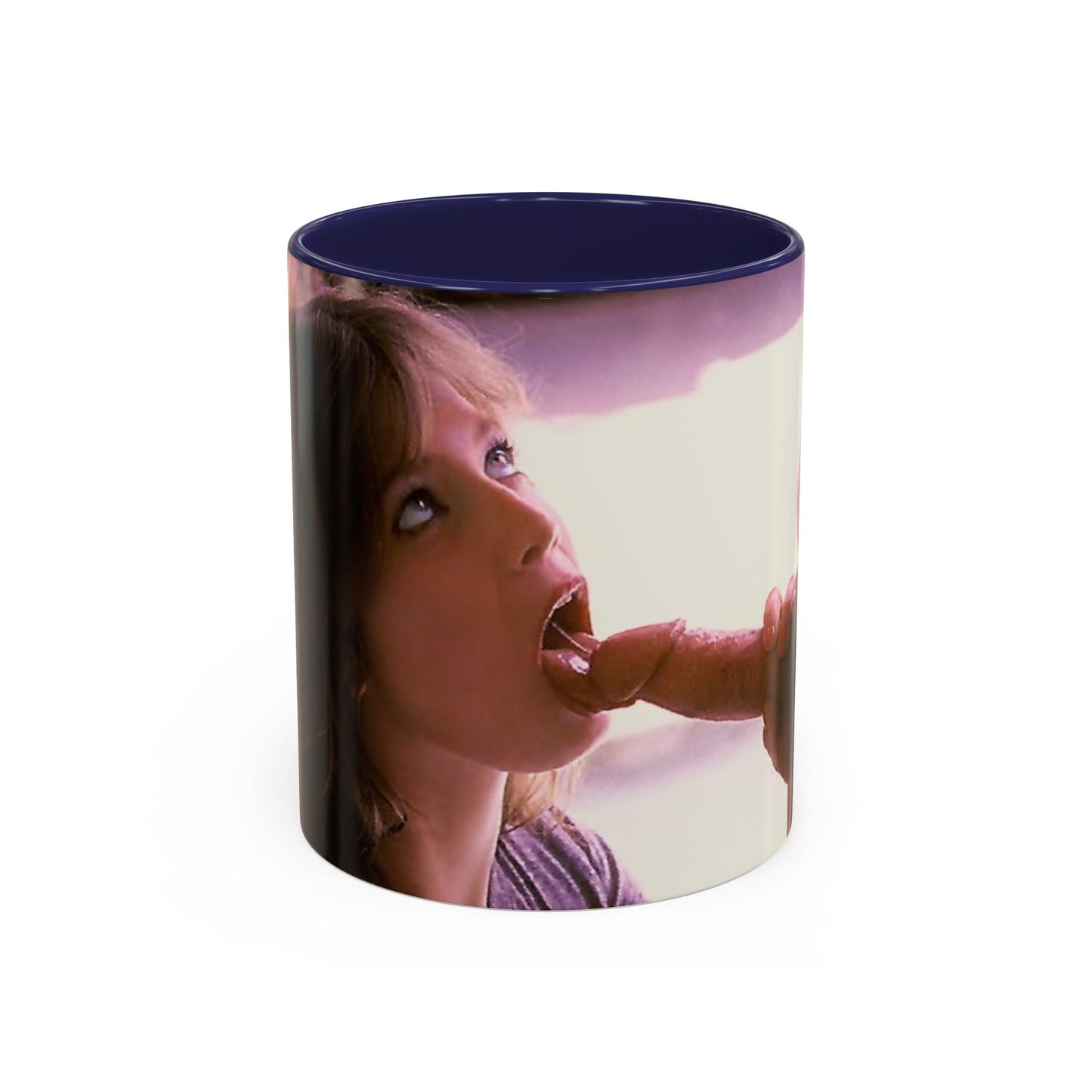 Accent Coffee Mug (11, 15oz) Retro Porn Star Traci Lords Nude