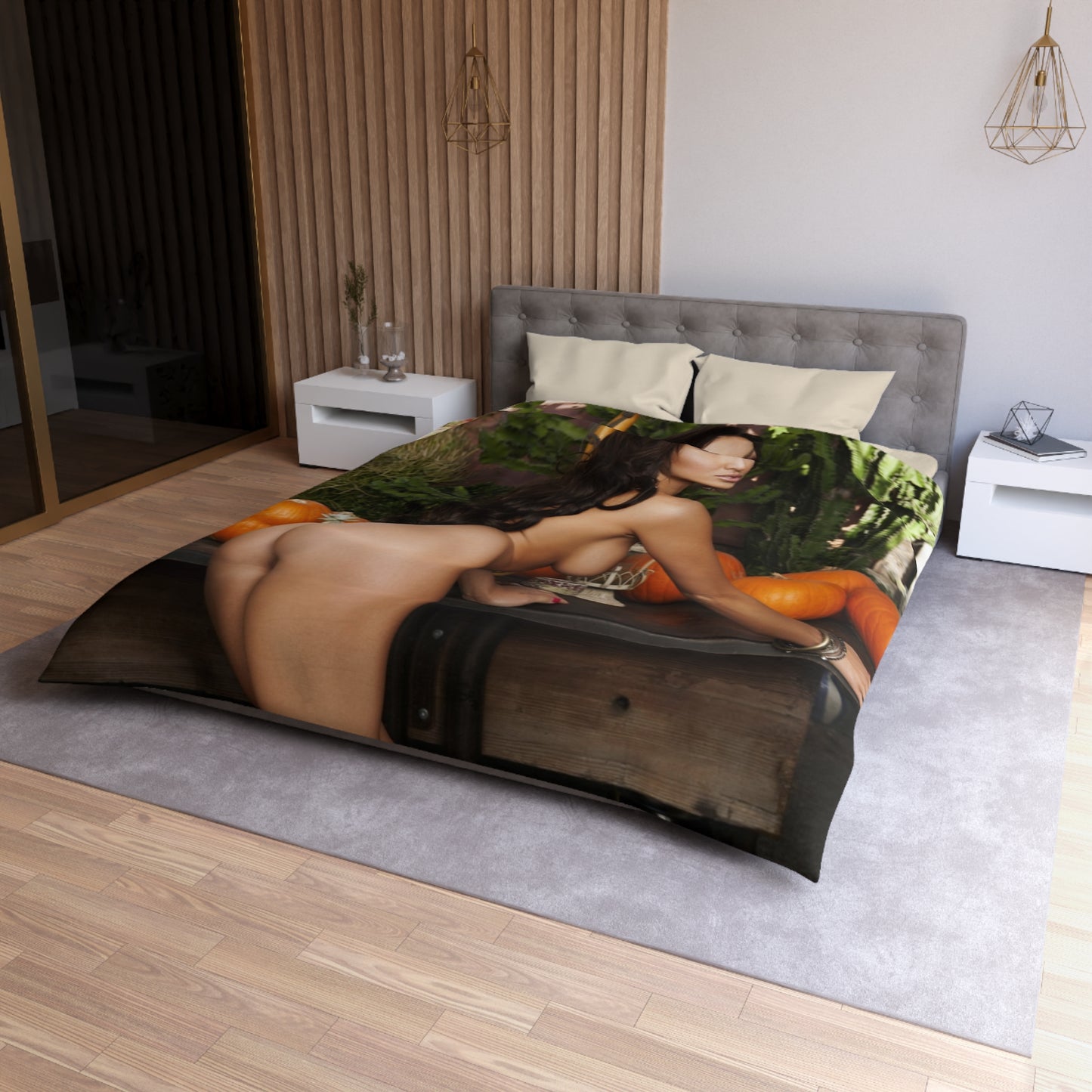 Microfiber Duvet Cover Penthouse Pet January 2011 Breanne Benson