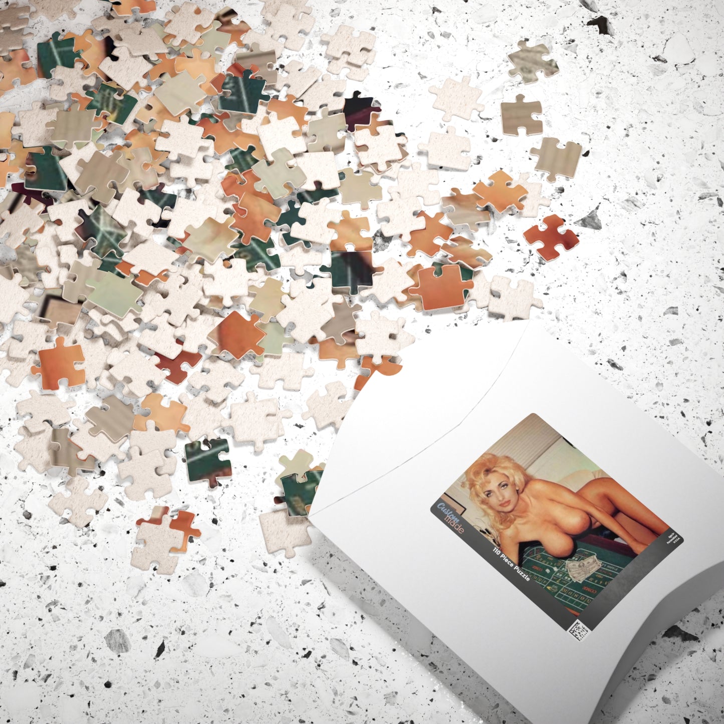 Puzzle (110, 252, 520, 1014-piece) Retro Adult Star Rebecca Wild Nude
