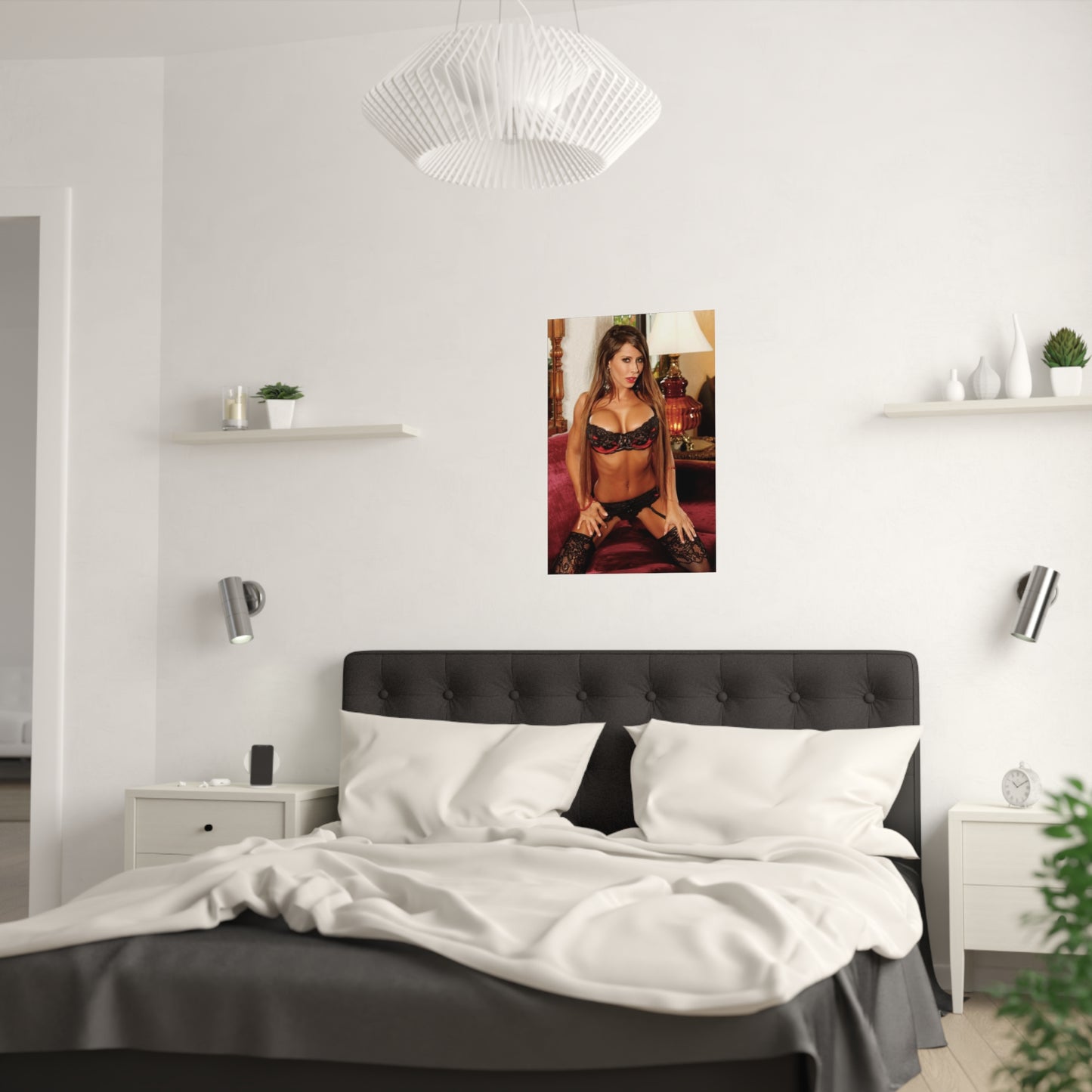 Satin Posters (210gsm) Madison Ivy Sexy Lingerie