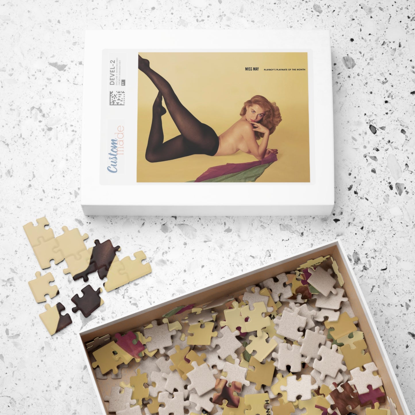 Puzzle (110, 252, 500, 1014-piece) Playboy Playmate May 1955 Diane Webber