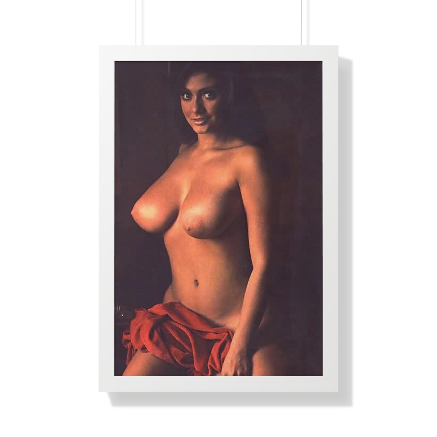 Framed Vertical Poster Playboy Playmate Cynthia Myers Nude