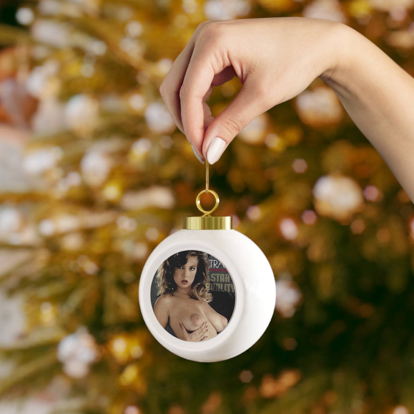 Christmas Ball Ornament Traci Lords