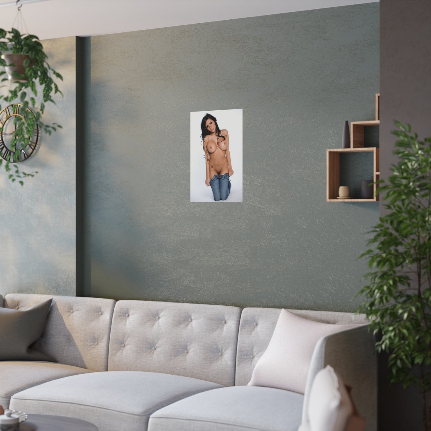 Satin Posters (210gsm) Porn Star Lela Star Nude