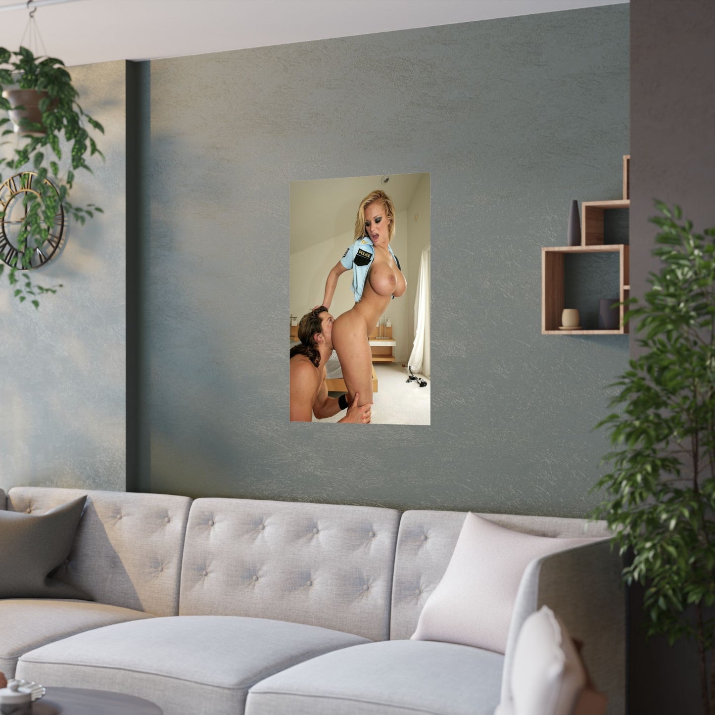 Satin Posters (210gsm) Shyla Stylez Nude Cop