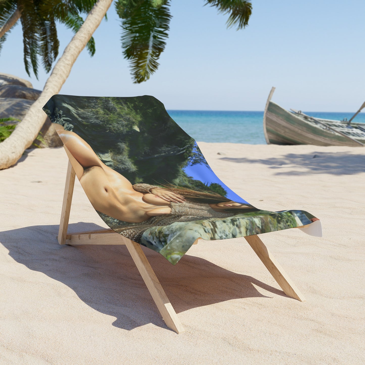 Beach Towel Eva Lovia Nude