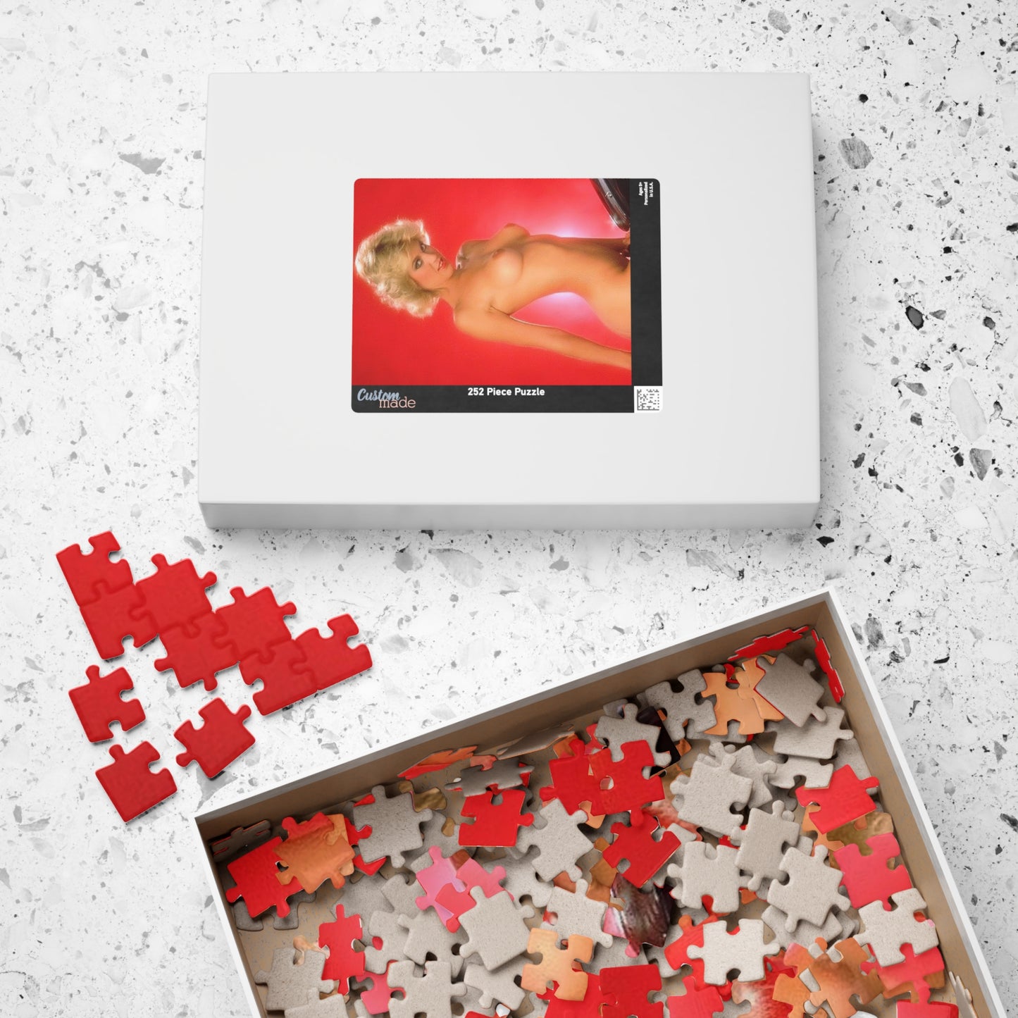 Puzzle (110, 252, 500, 1014-piece) Retro 1980s Porn Star Amber Lynn