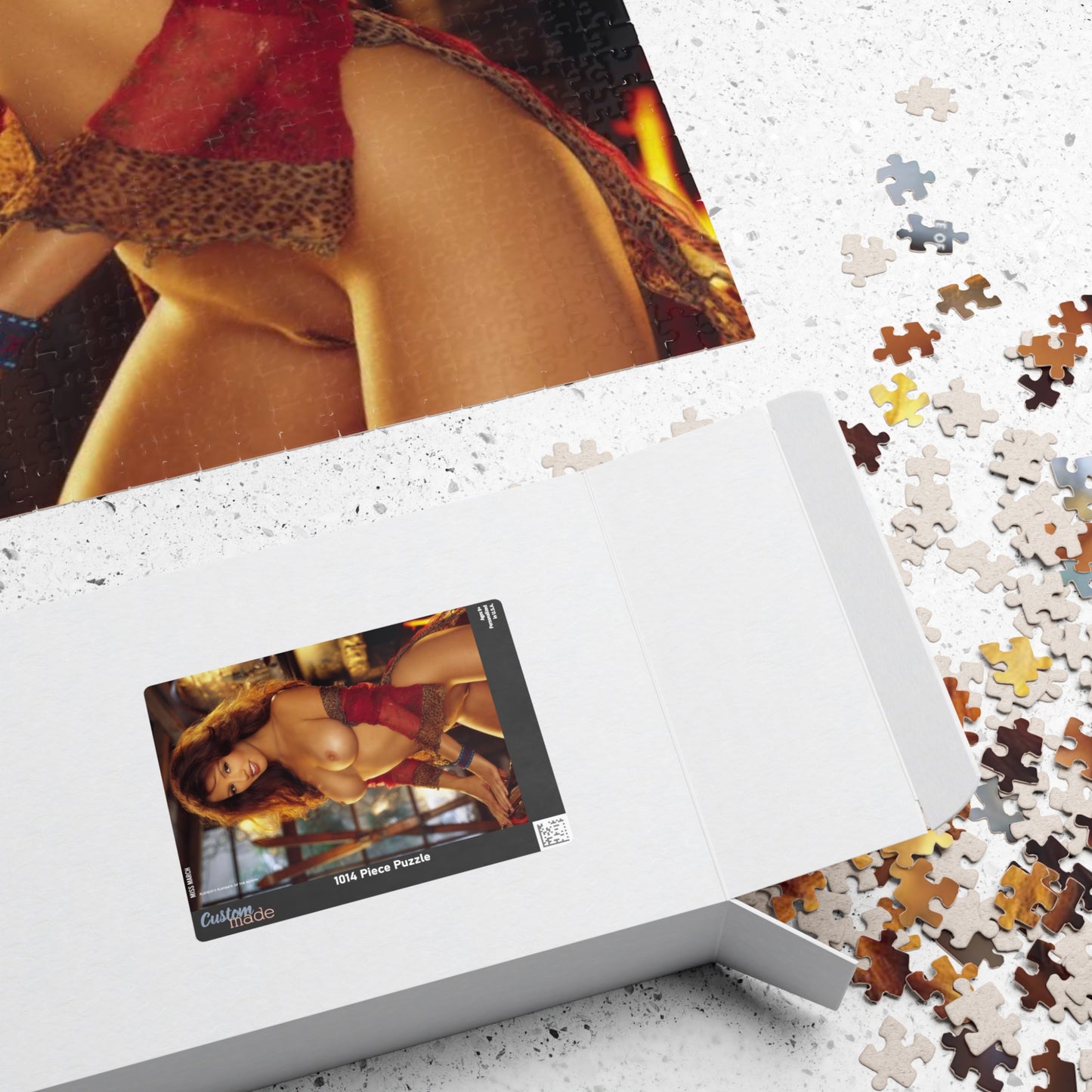 Puzzle (110, 252, 520, 1014-piece) Playboy Playmate March 2003 Pennelope Jimenez