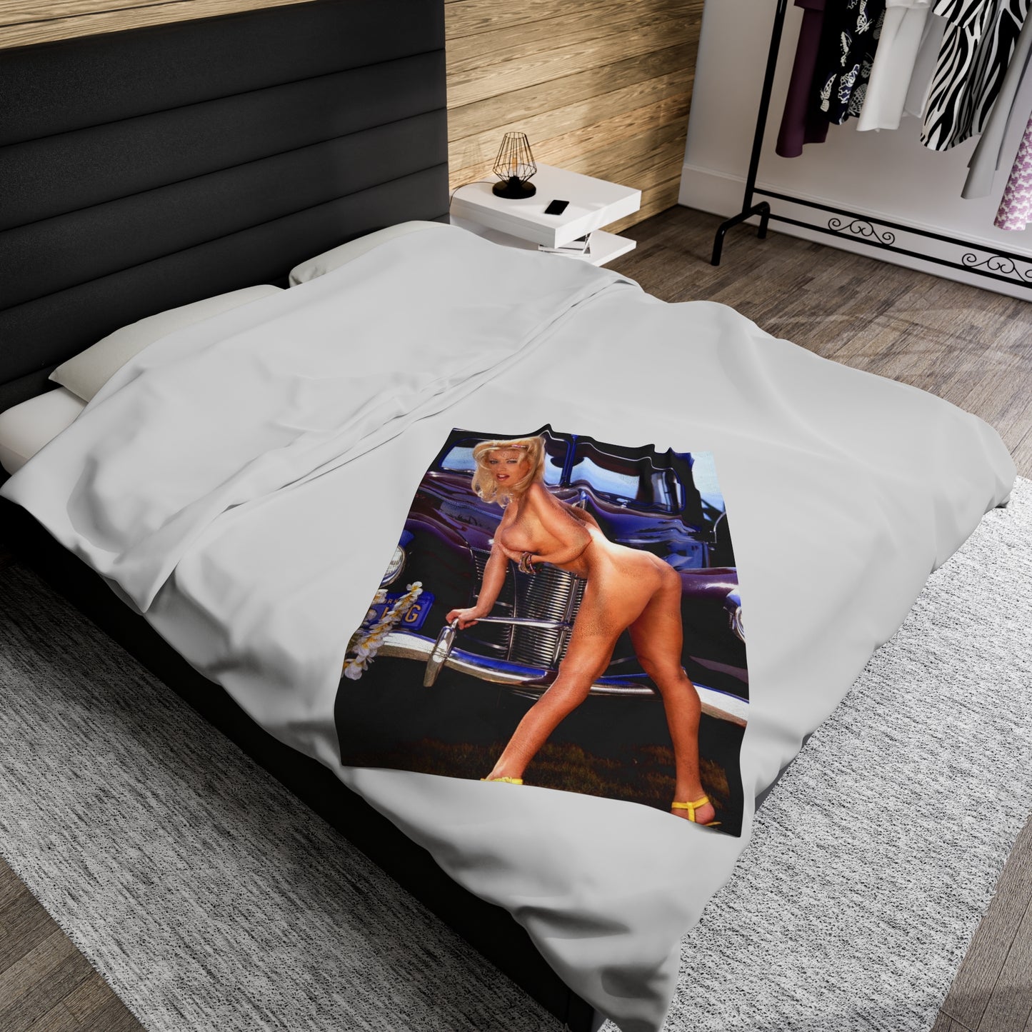 Velveteen Plush Blanket Pornstar Jenna Jameson Nude