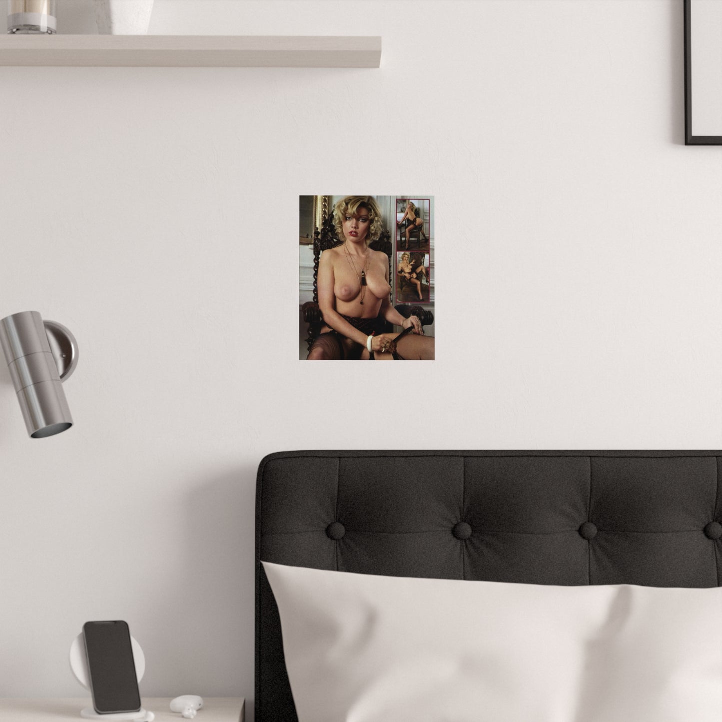 Satin Posters (210gsm) Retro French Porn Star Marilyn Jess