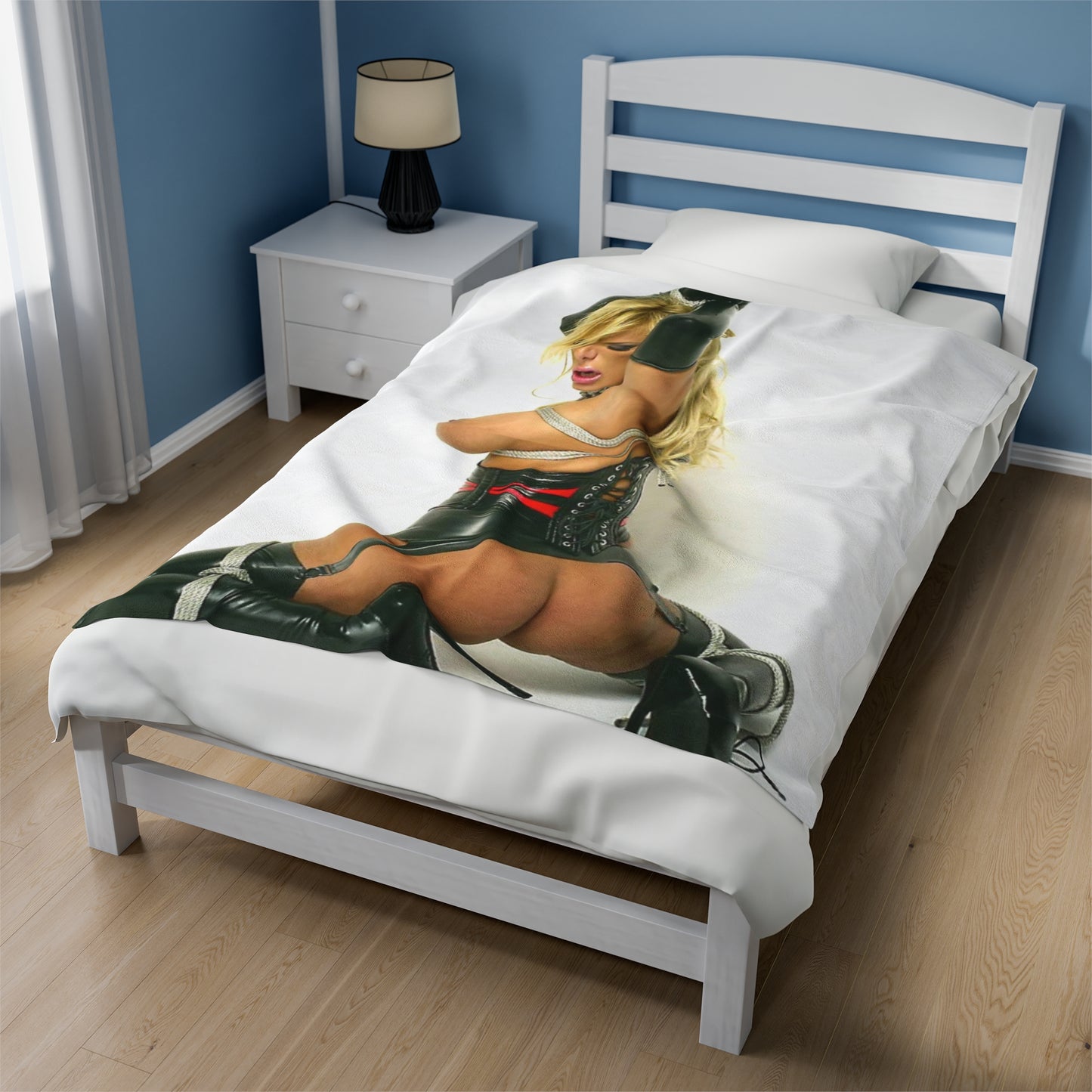 Velveteen Plush Blanket Adult Star Shyla Stylez Nude